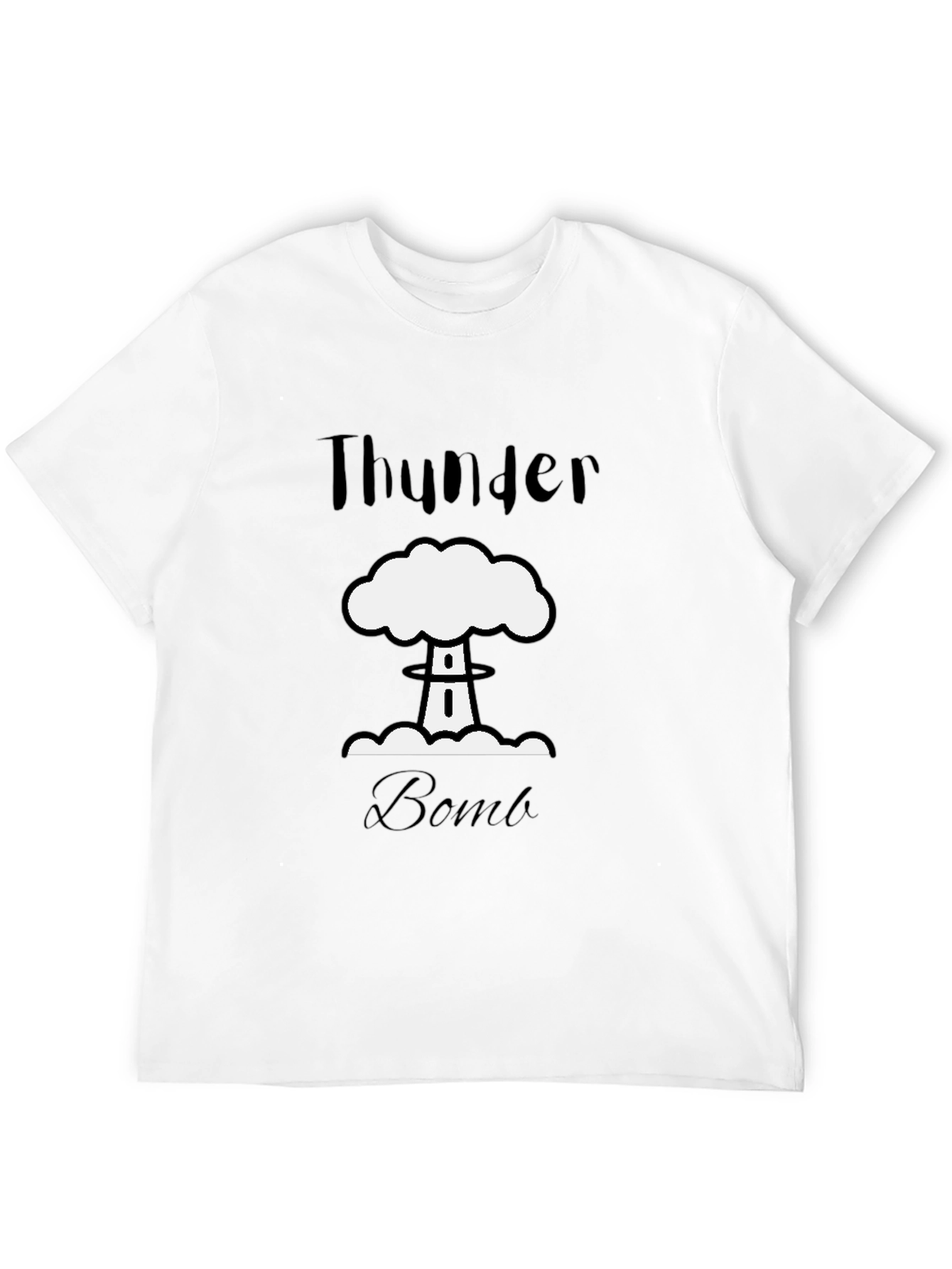 Thunder Bomb Graphic T-Shirt - Black