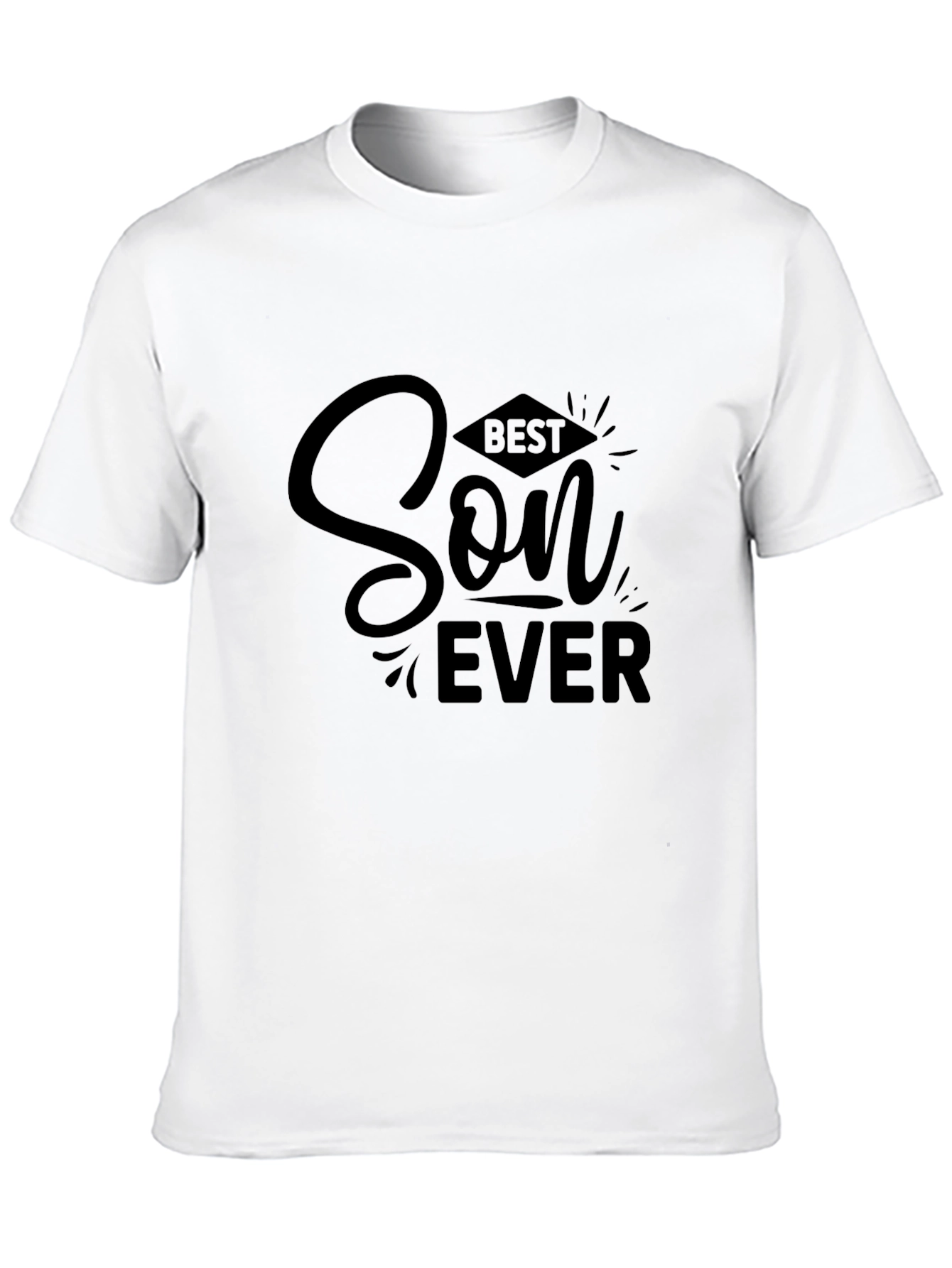 Best Son Ever Black Graphic Tee