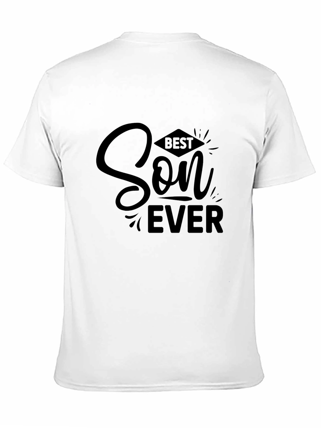 Best Son Ever Black Graphic Tee