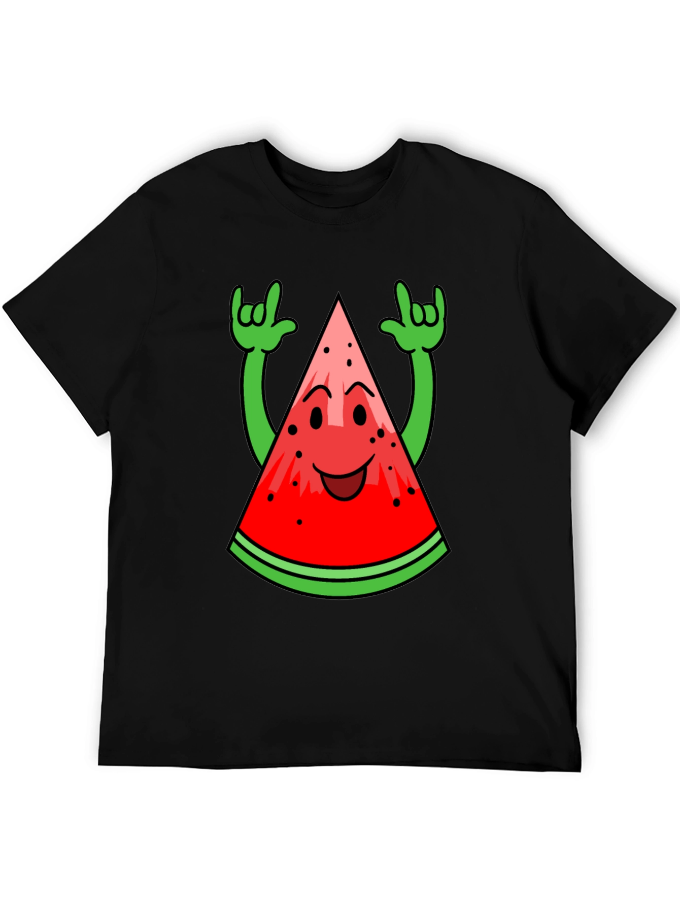 Funny Watermelon Rock On T-Shirt