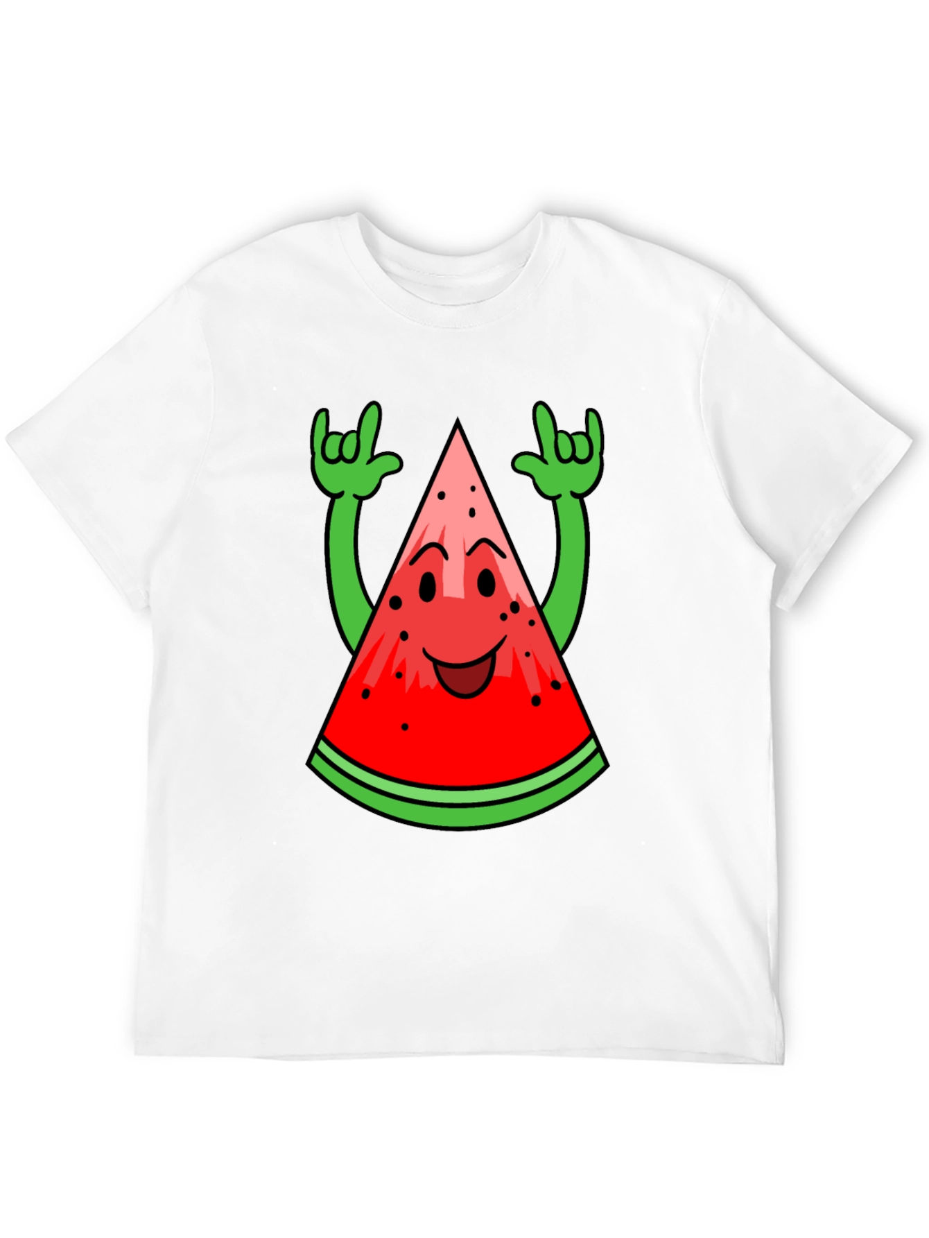 Funny Watermelon Rock On T-Shirt