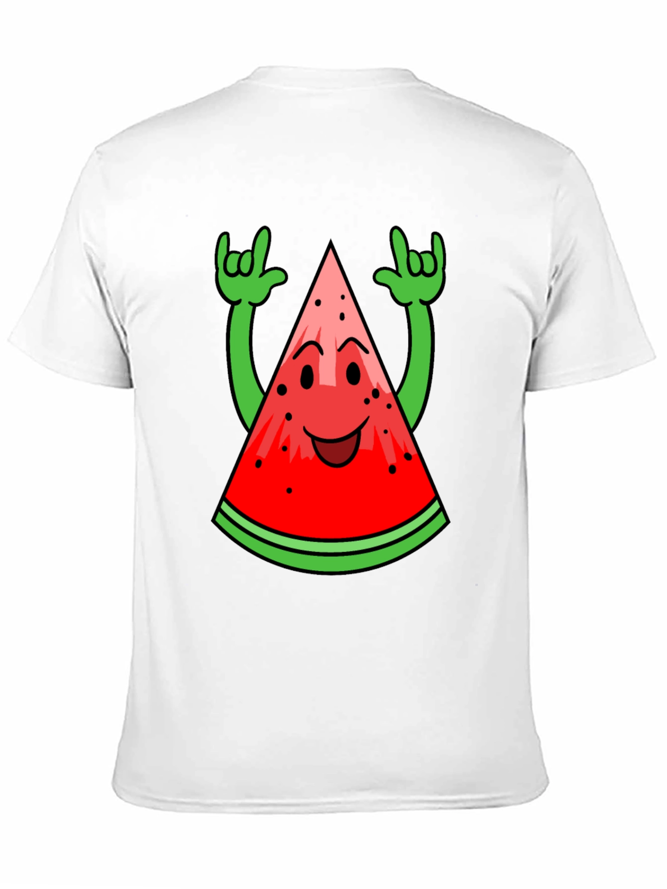 Funny Watermelon Rock On T-Shirt