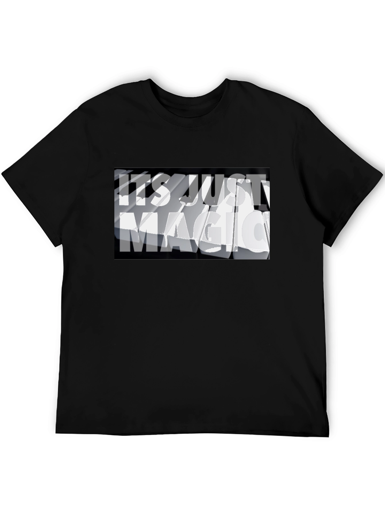 Its Just Magic Graphic Tee - Black
