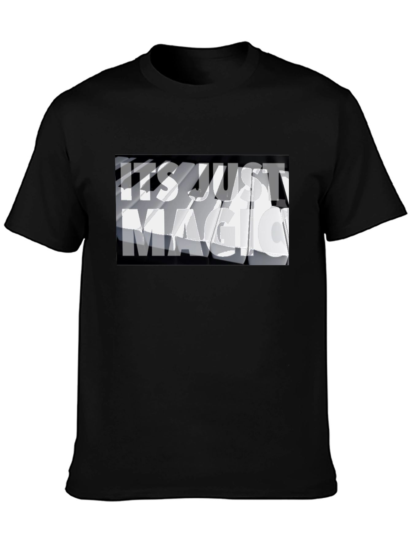 Its Just Magic Graphic Tee - Black