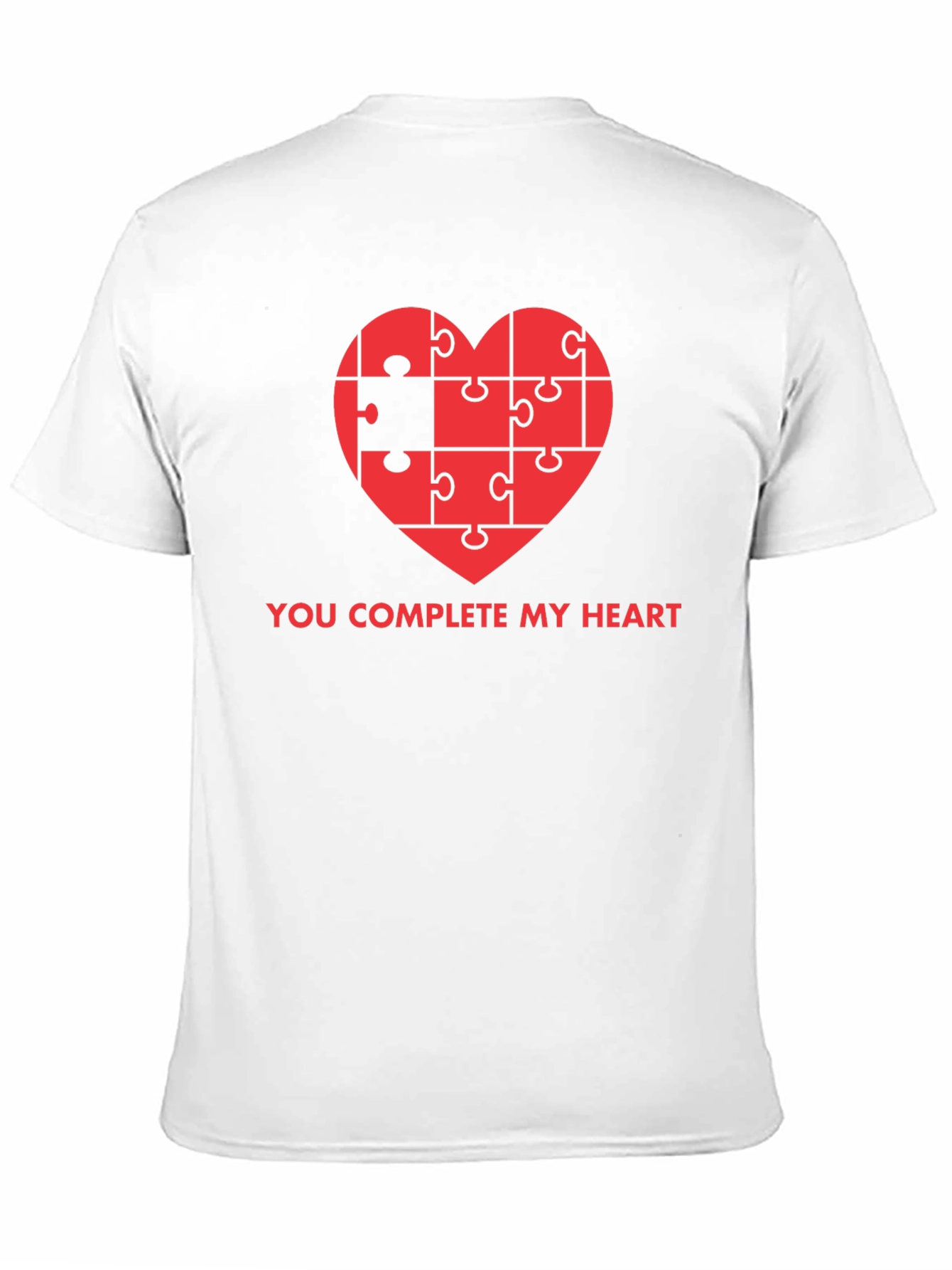 You Complete My Heart Puzzle Piece T-Shirt