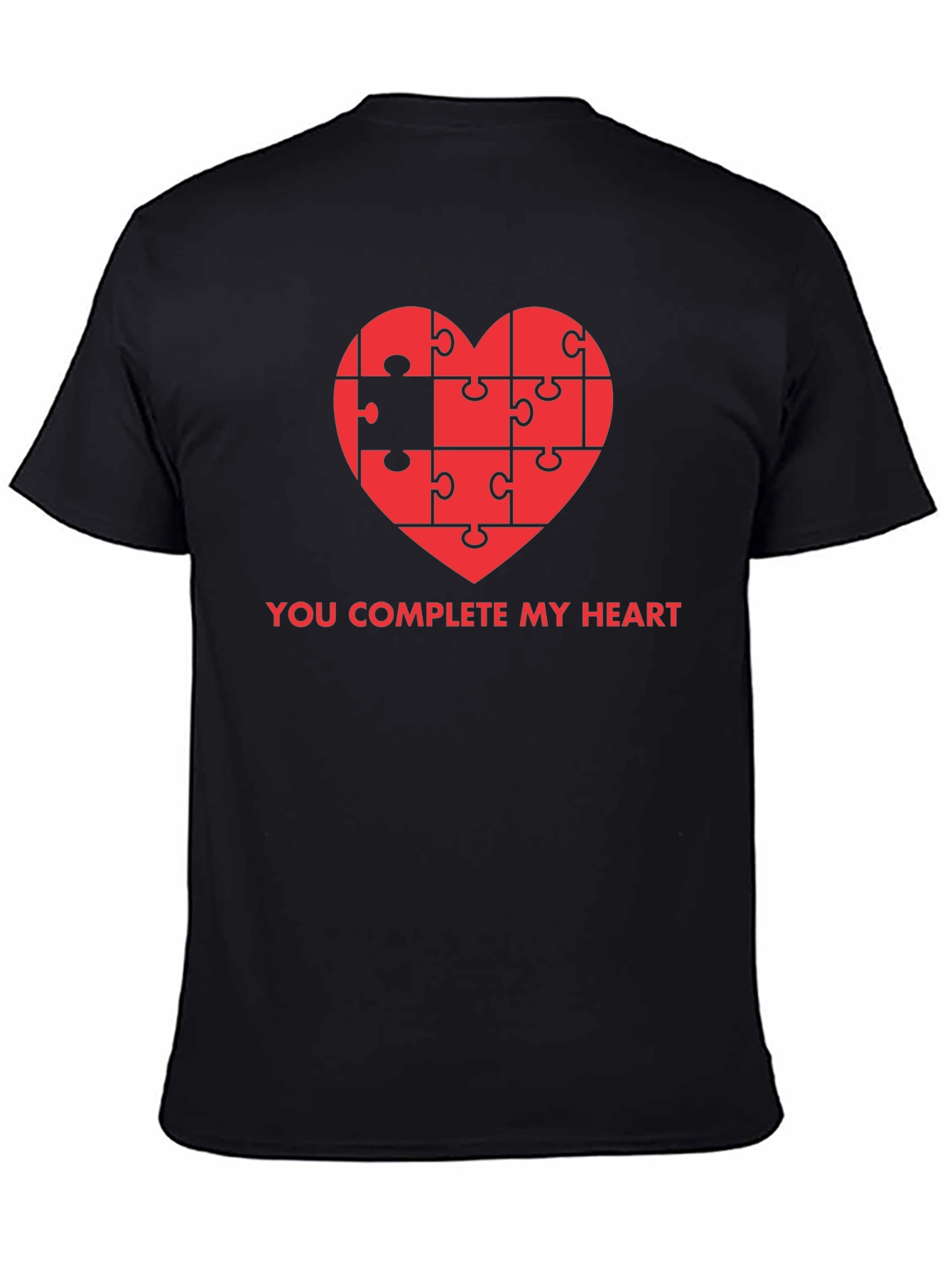 You Complete My Heart Puzzle Piece T-Shirt