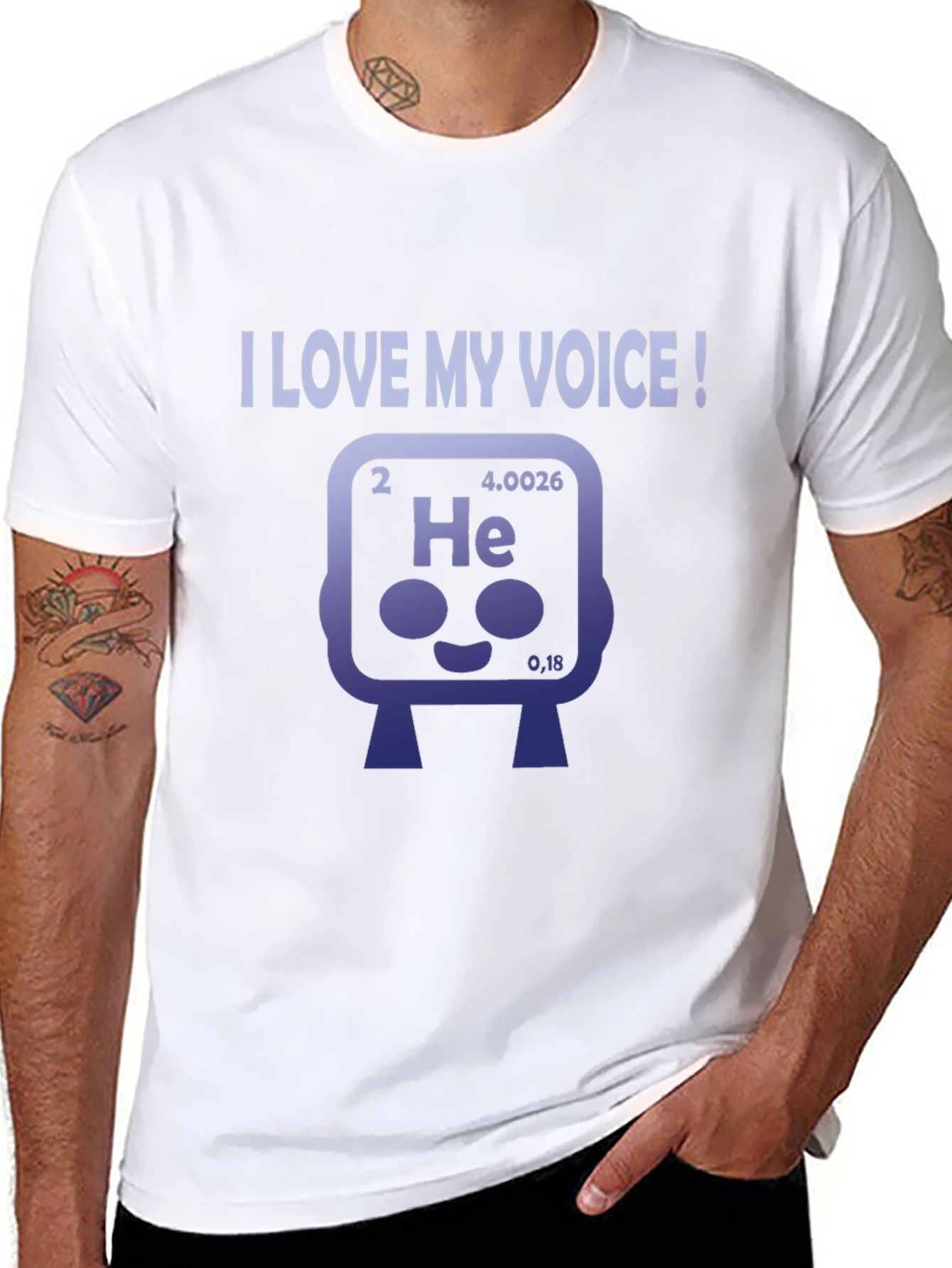 I Love My Voice Helium Element T-Shirt