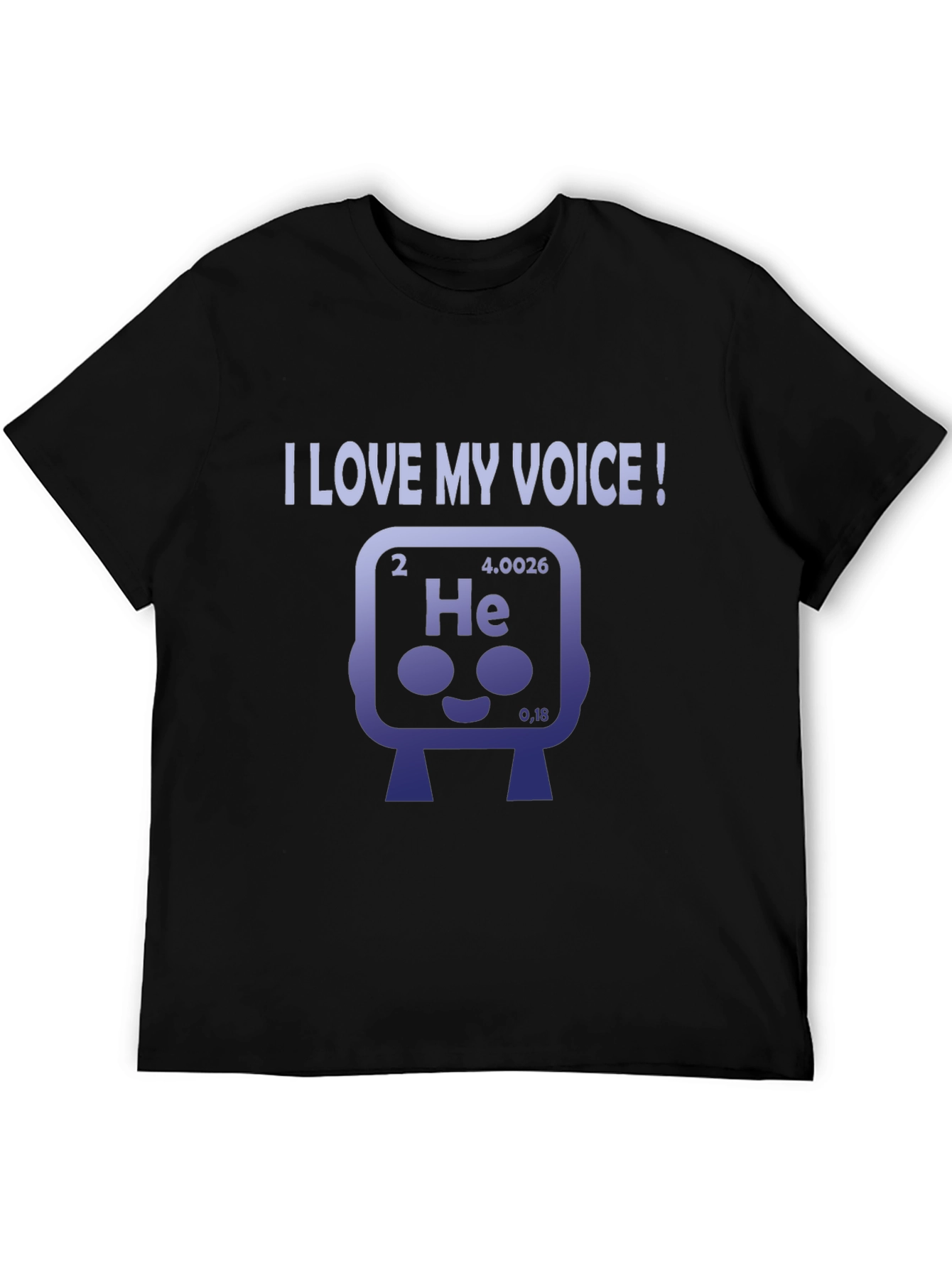 I Love My Voice Helium Element T-Shirt