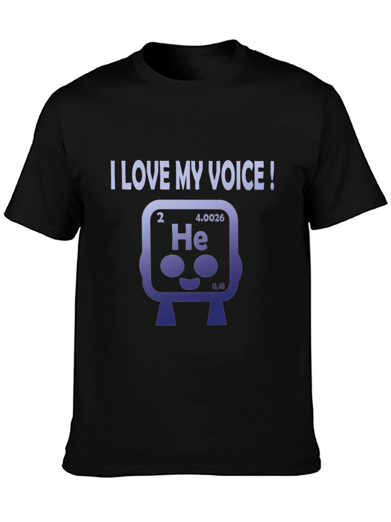 I Love My Voice Helium Element T-Shirt