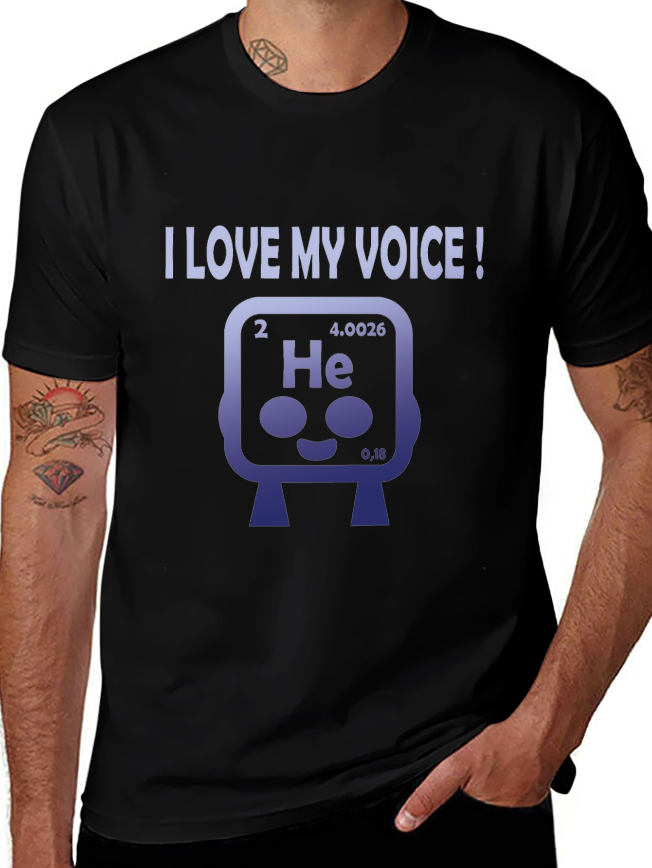 I Love My Voice Helium Element T-Shirt