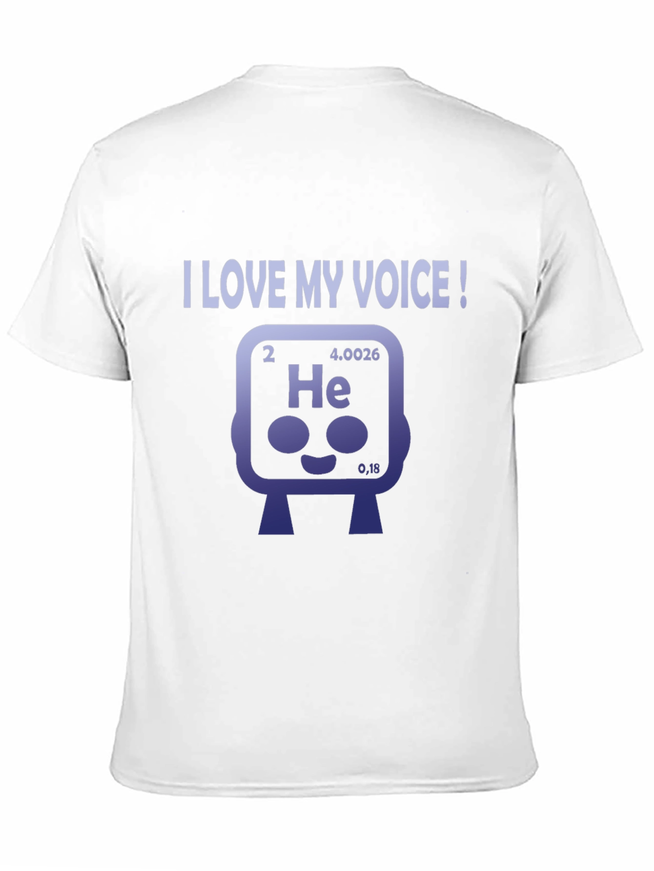 I Love My Voice Helium Element T-Shirt