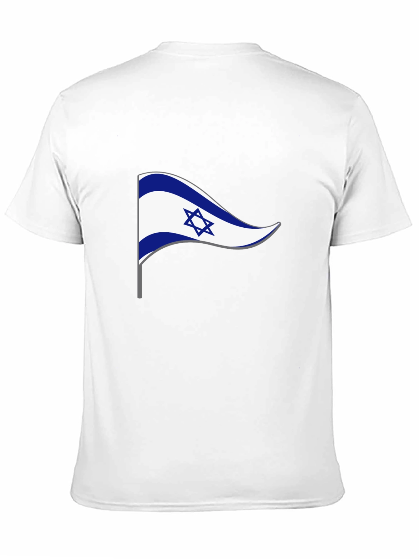 Israel Flag Pennant Graphic T-Shirt - Black
