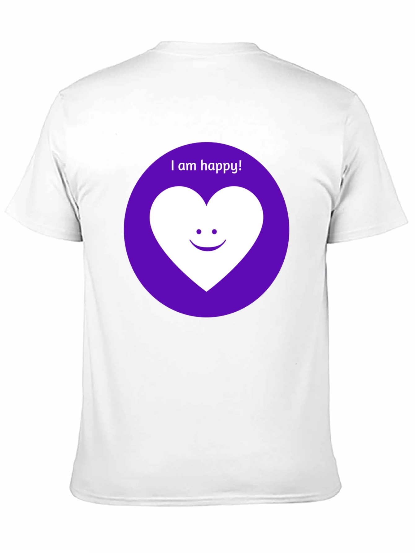Happy Heart Graphic Tee - Black