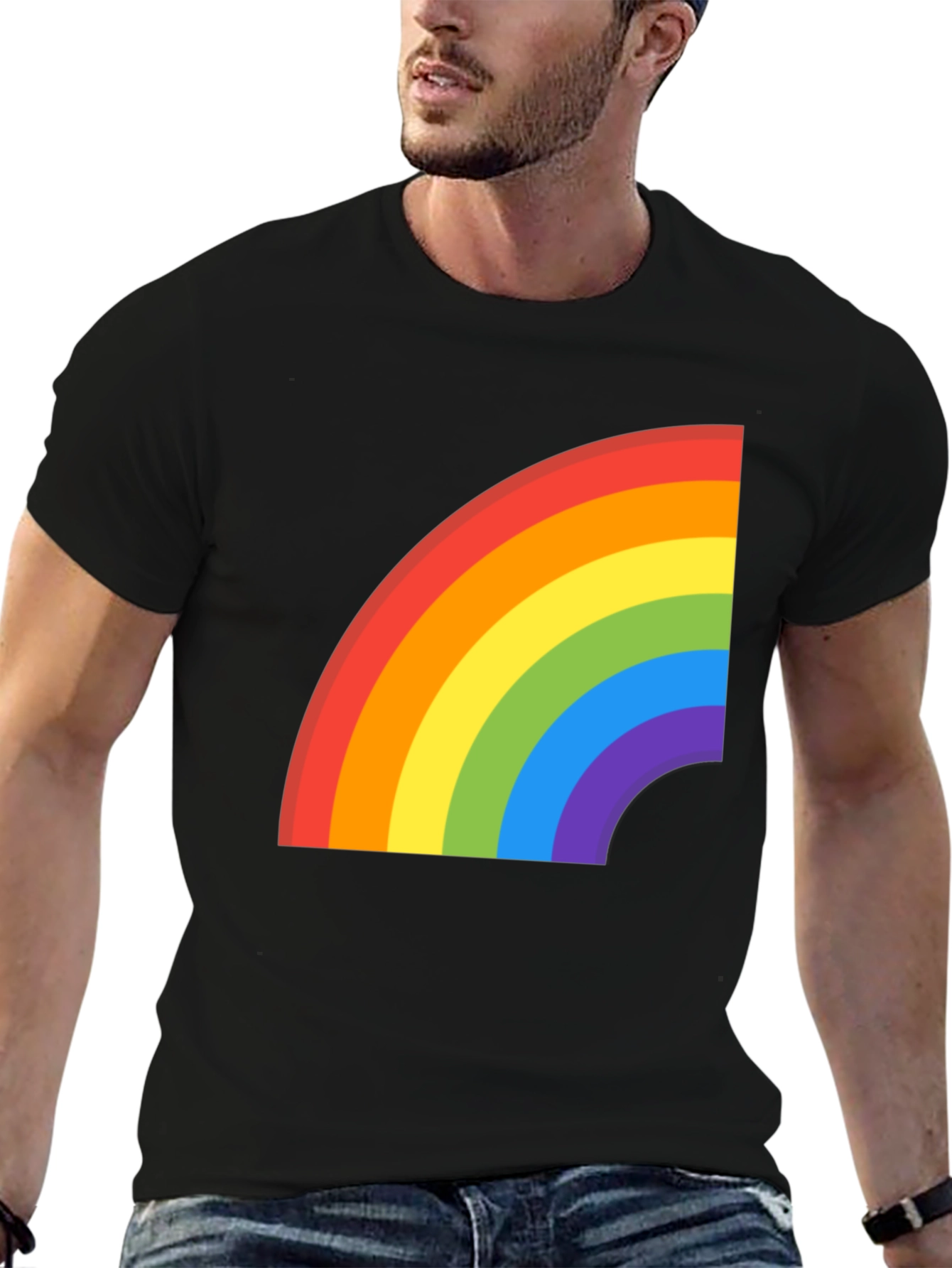 Rainbow Graphic Tee - Pride T-Shirt
