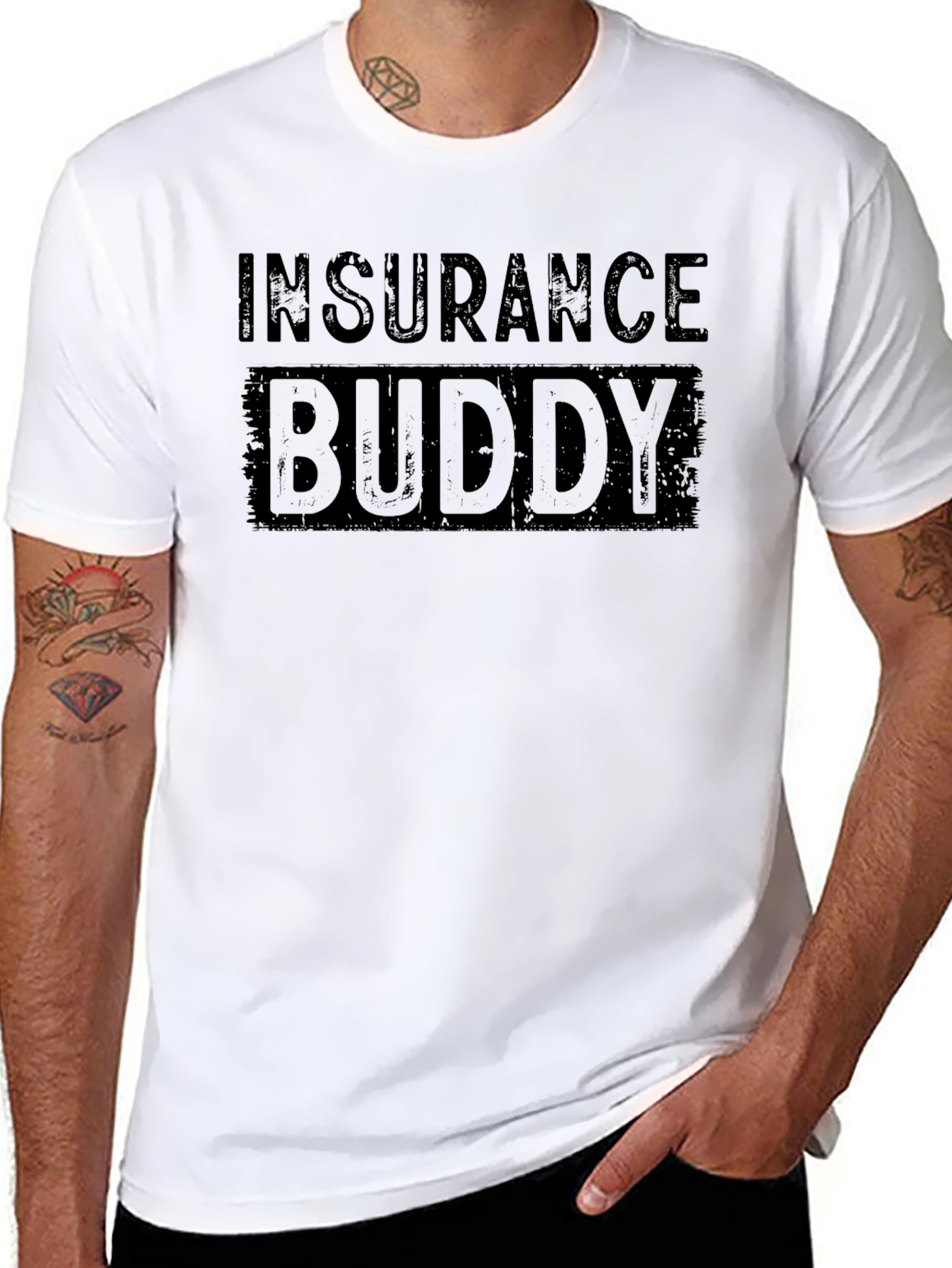 Insurance Buddy Black T-Shirt