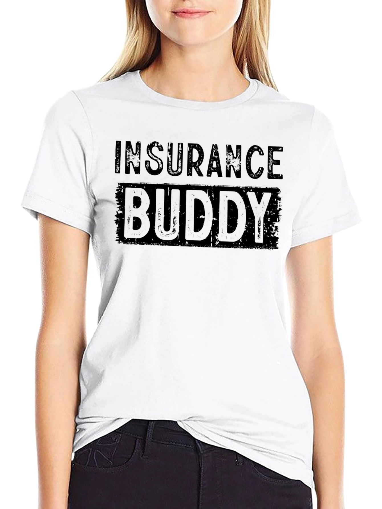 Insurance Buddy Black T-Shirt