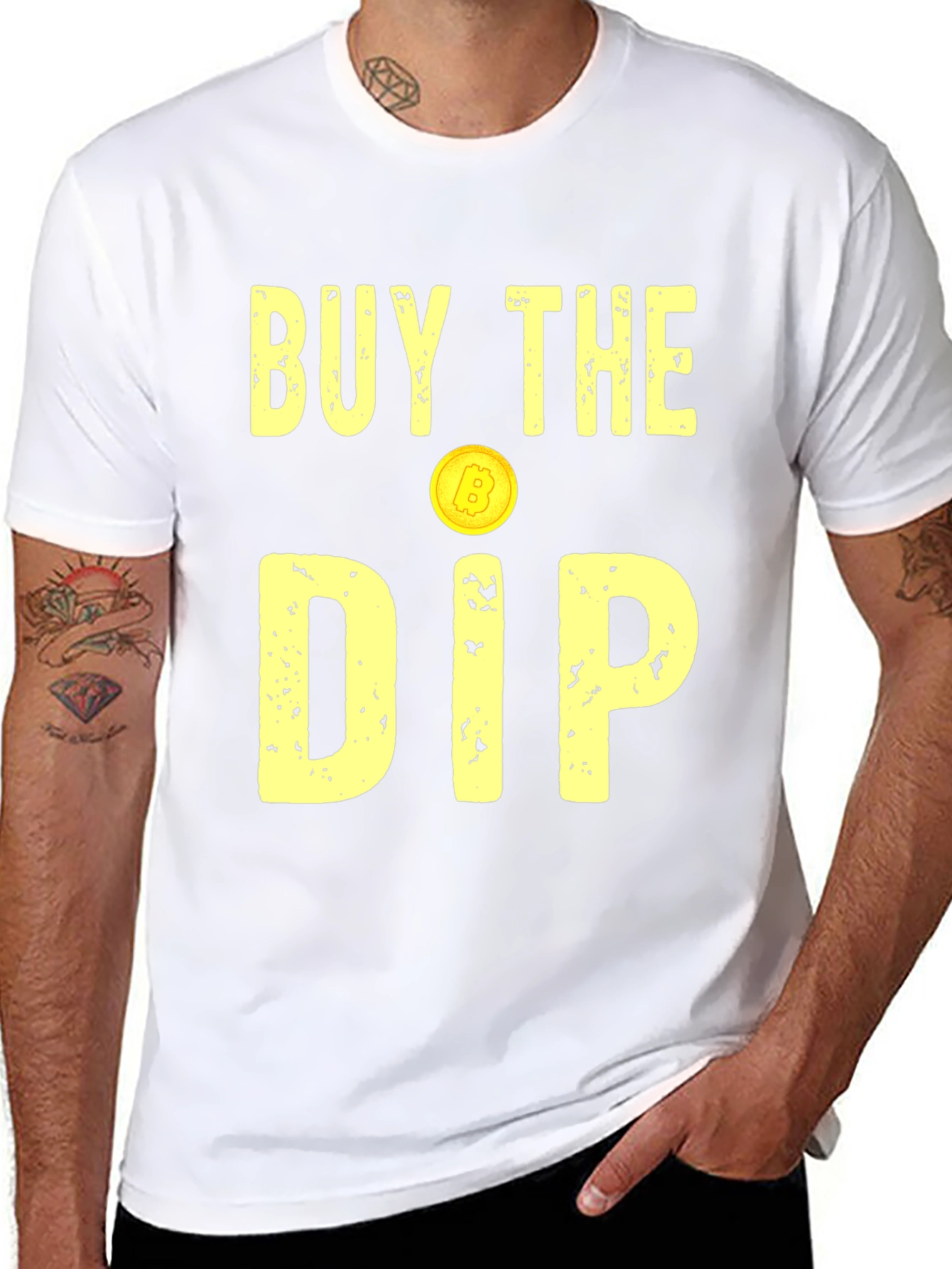 Buy the Dip Crypto T-Shirt Bitcoin