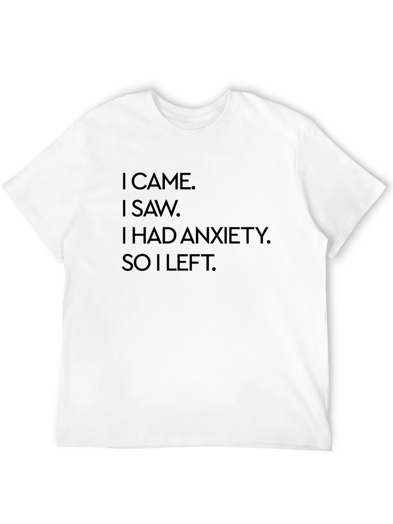 Anxiety Humor Graphic T-Shirt - Soft Cotton Tee