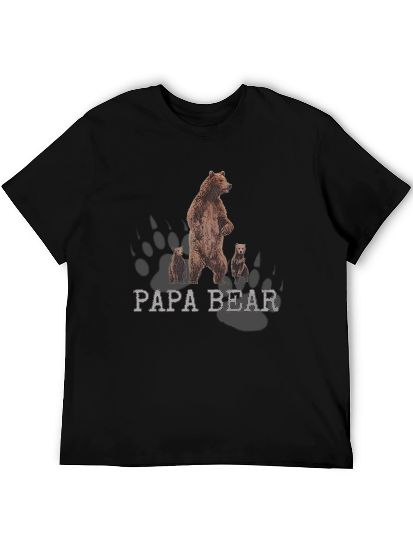 Papa Bear T-Shirt - Dad and Cubs Graphic Tee