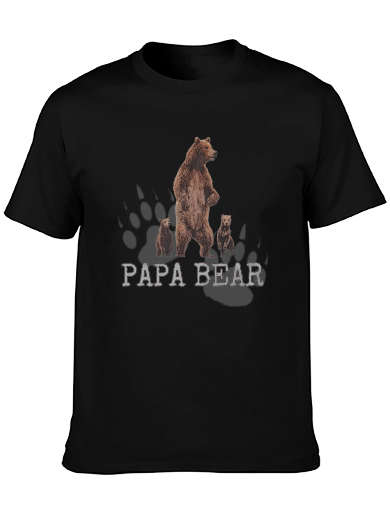 Papa Bear T-Shirt - Dad and Cubs Graphic Tee