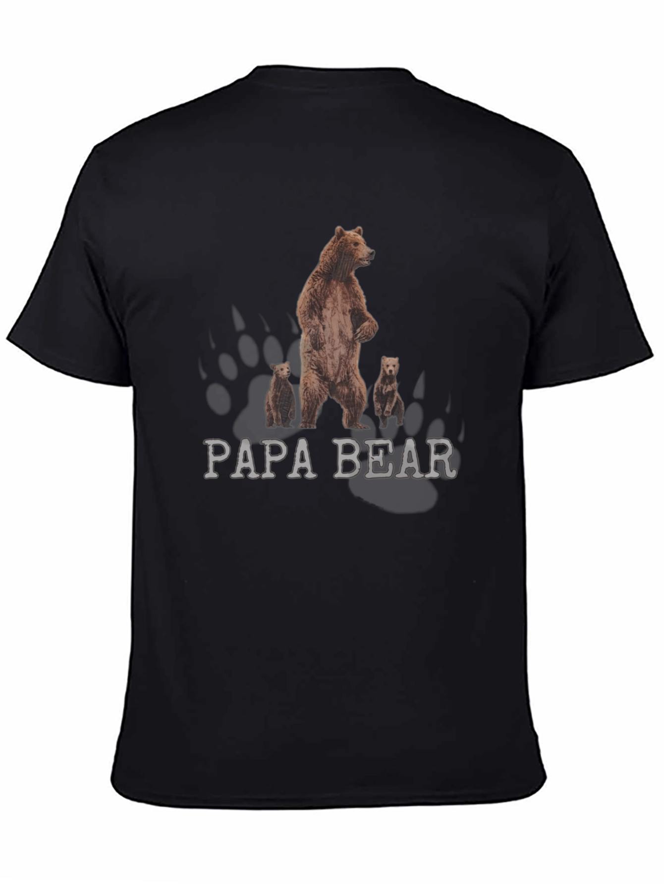 Papa Bear T-Shirt - Dad and Cubs Graphic Tee