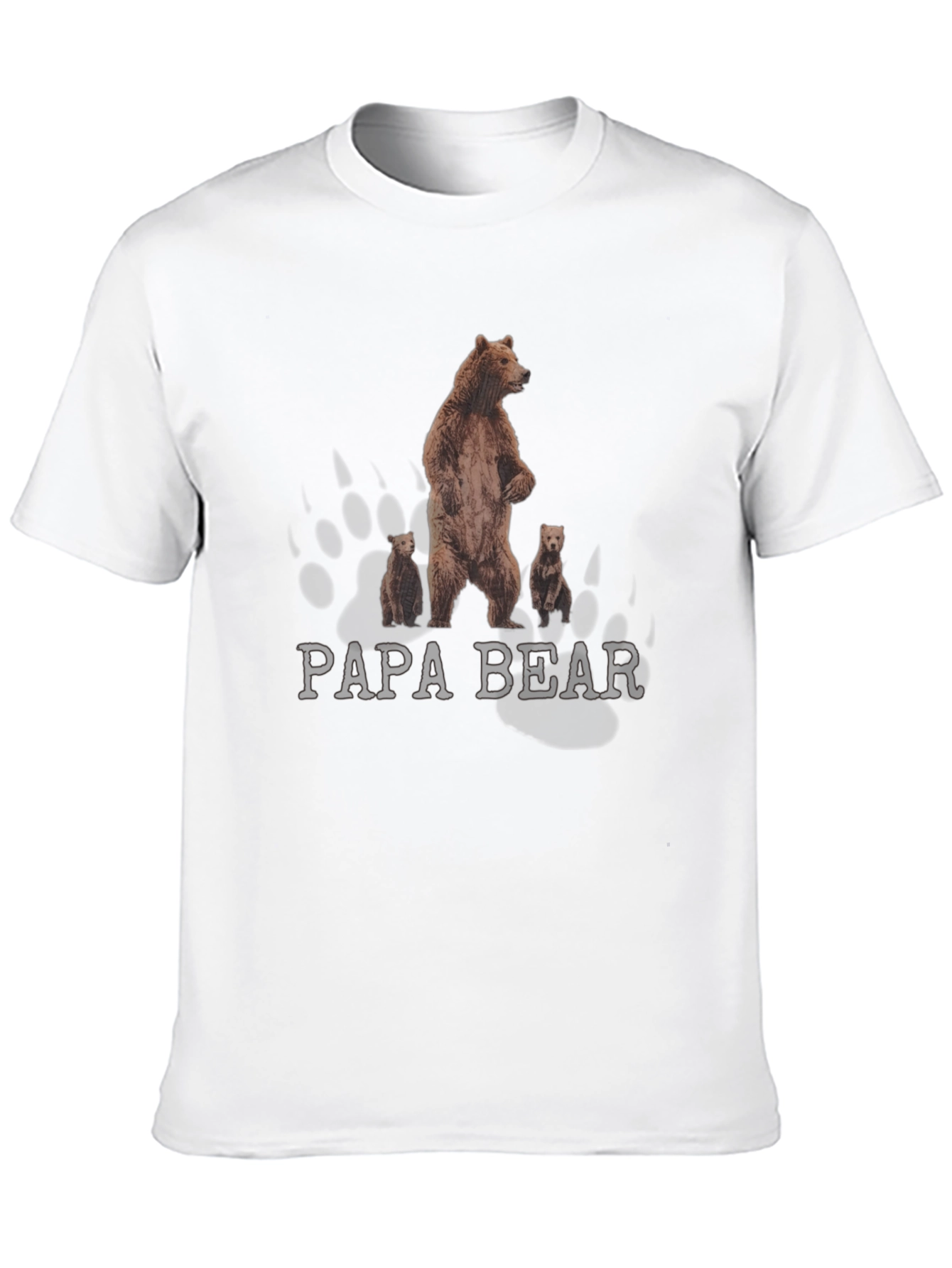 Papa Bear T-Shirt - Dad and Cubs Graphic Tee