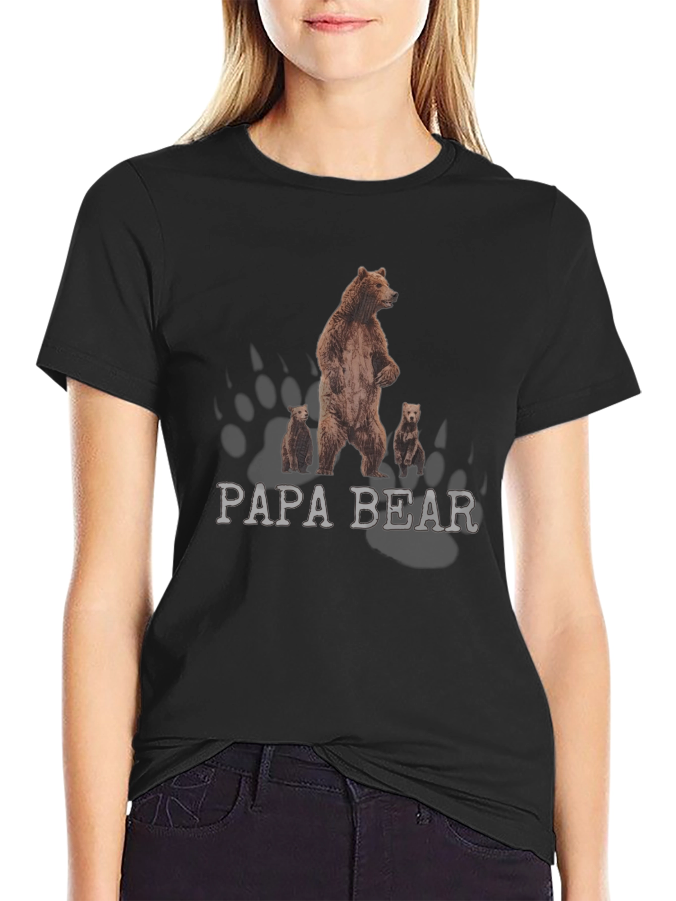 Papa Bear T-Shirt - Dad and Cubs Graphic Tee