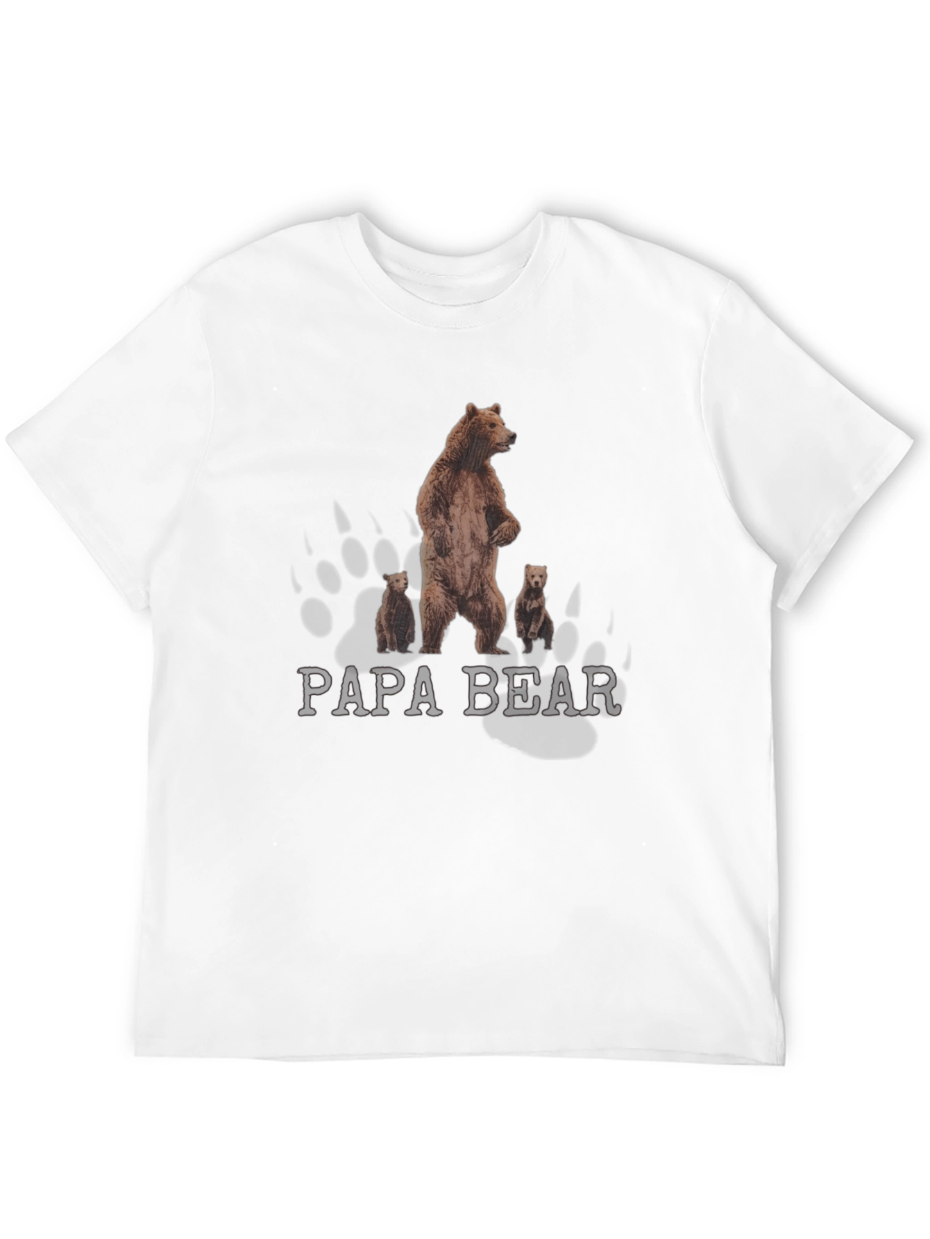 Papa Bear T-Shirt - Dad and Cubs Graphic Tee