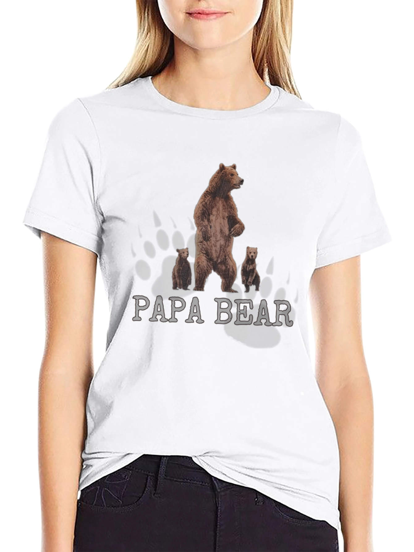 Papa Bear T-Shirt - Dad and Cubs Graphic Tee