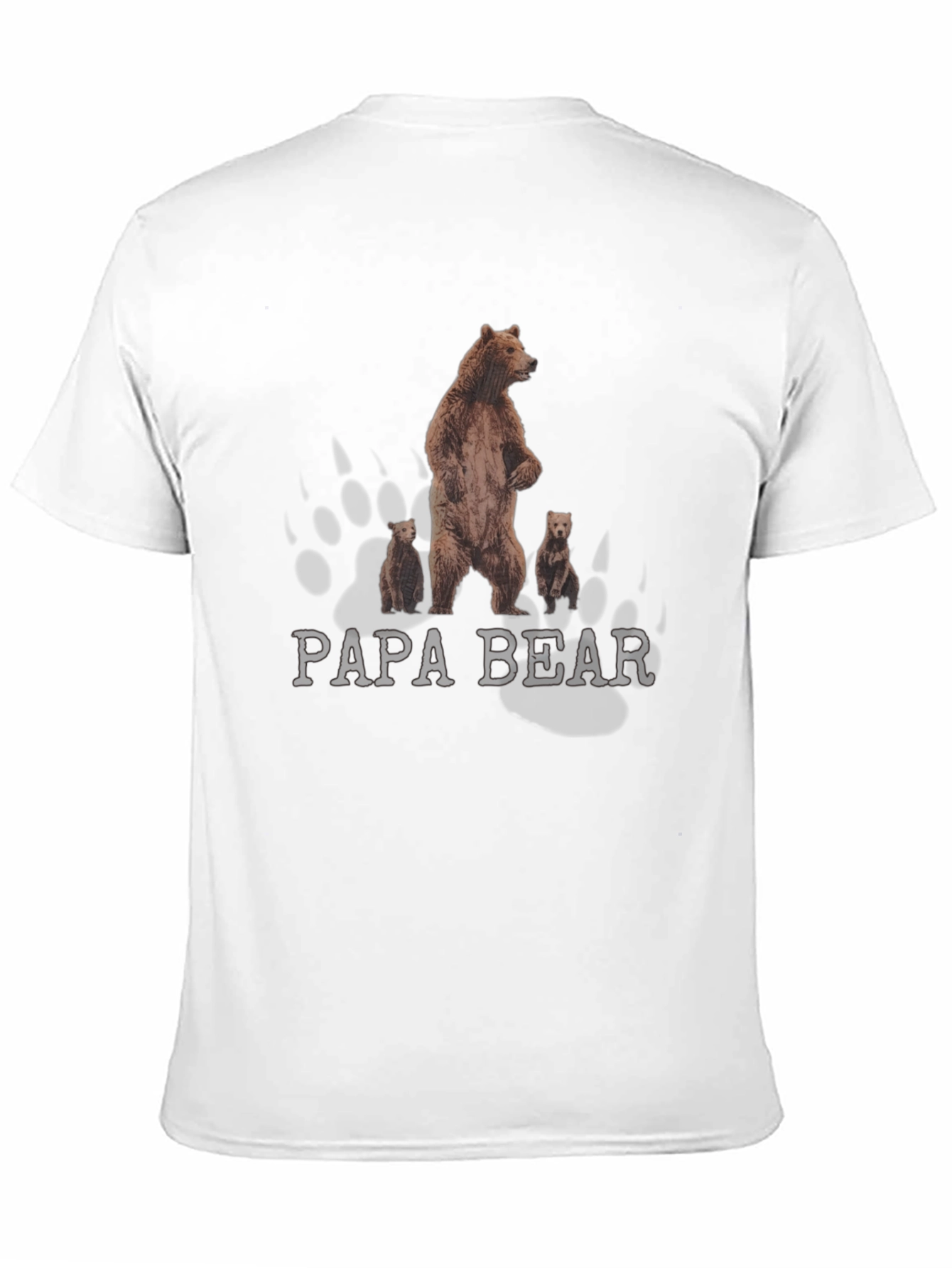 Papa Bear T-Shirt - Dad and Cubs Graphic Tee