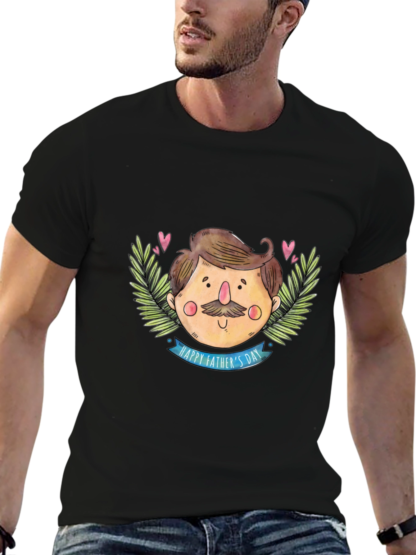 Happy Fathers Day Cartoon Dad T-Shirt