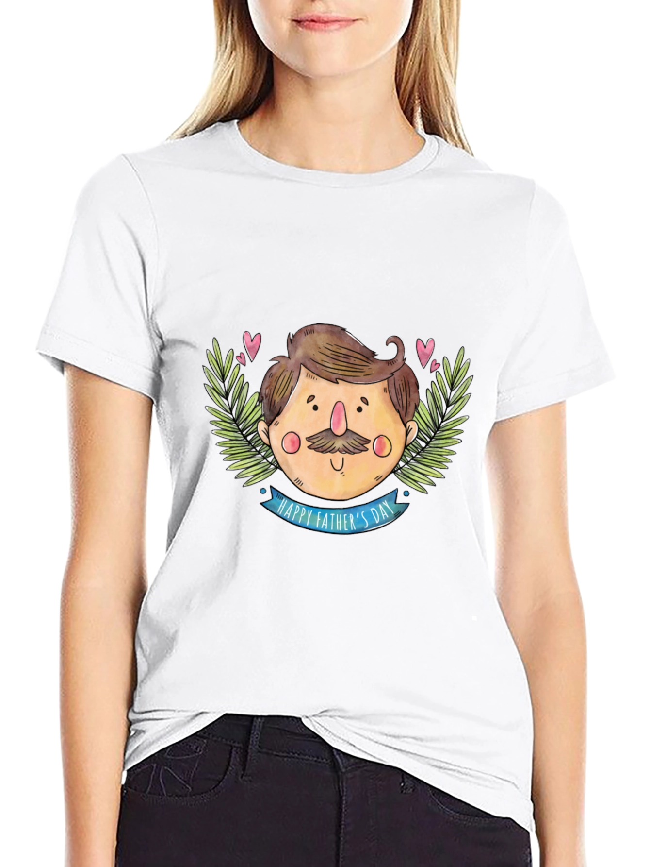 Happy Fathers Day Cartoon Dad T-Shirt