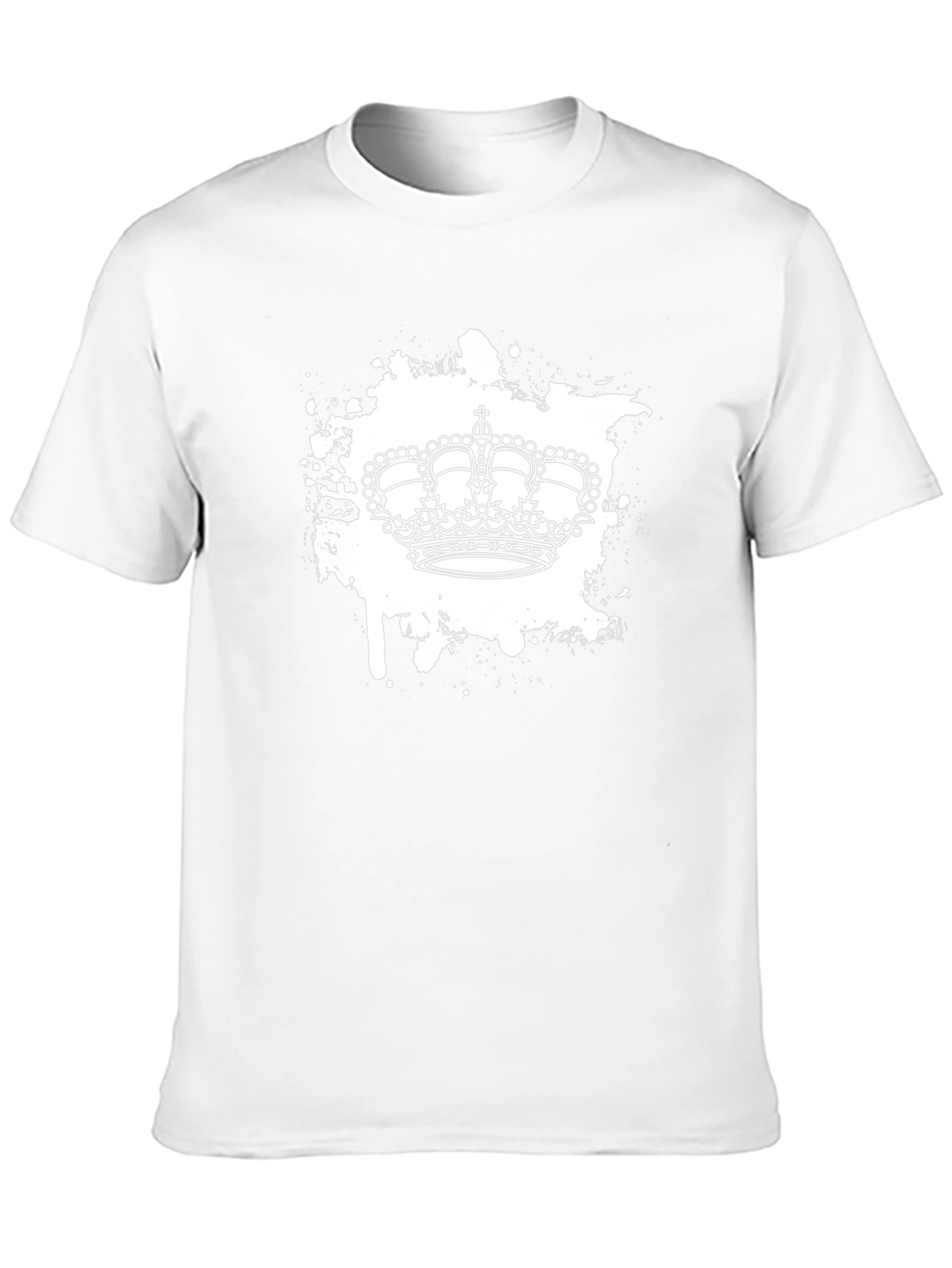 Crown Graphic T-Shirt - Black Cotton Tee