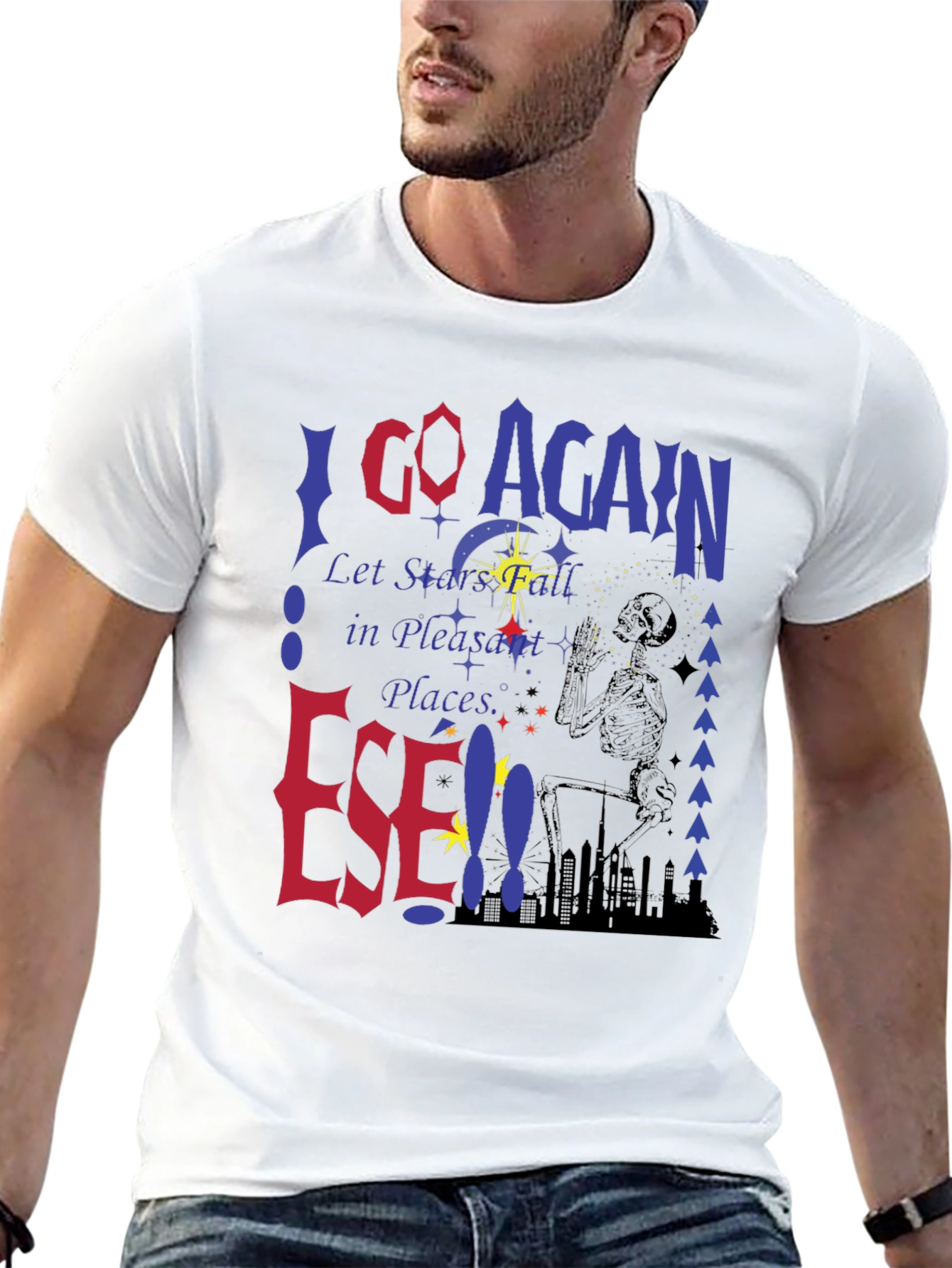 Unique Graphic Print T-Shirt