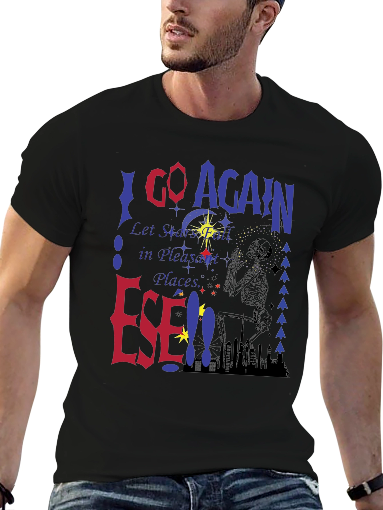 Unique Graphic Print T-Shirt
