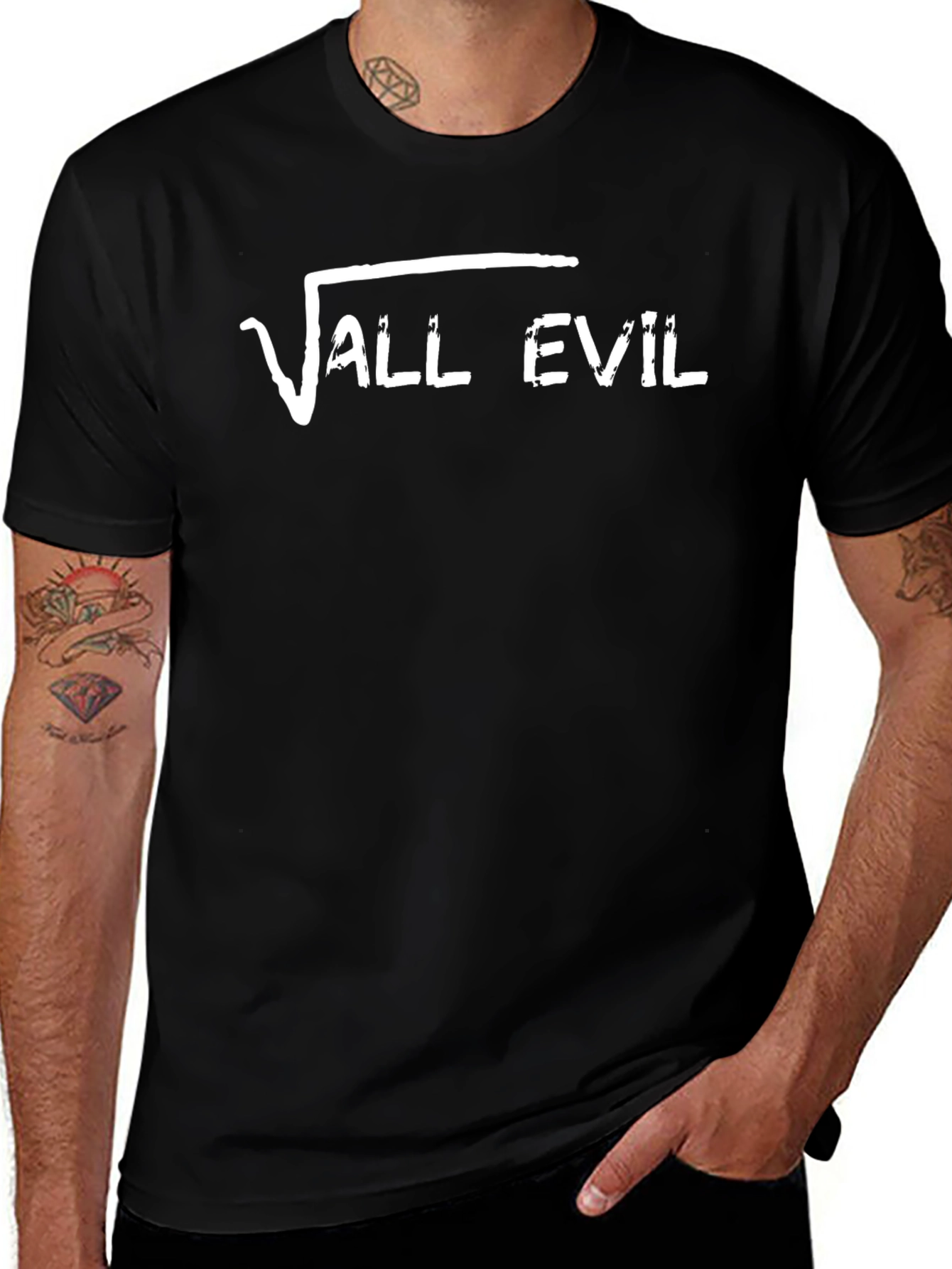 All Evil T-Shirt Funny Math Pun Tee