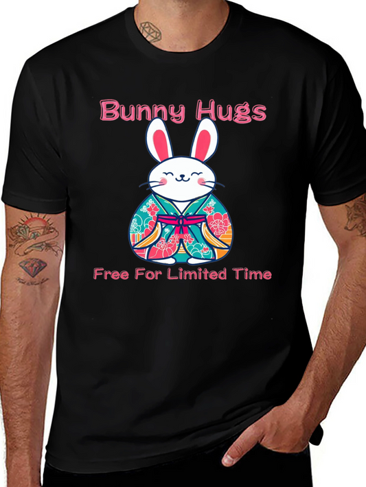 Bunny Hugs Graphic T-Shirt - Limited Time Offer