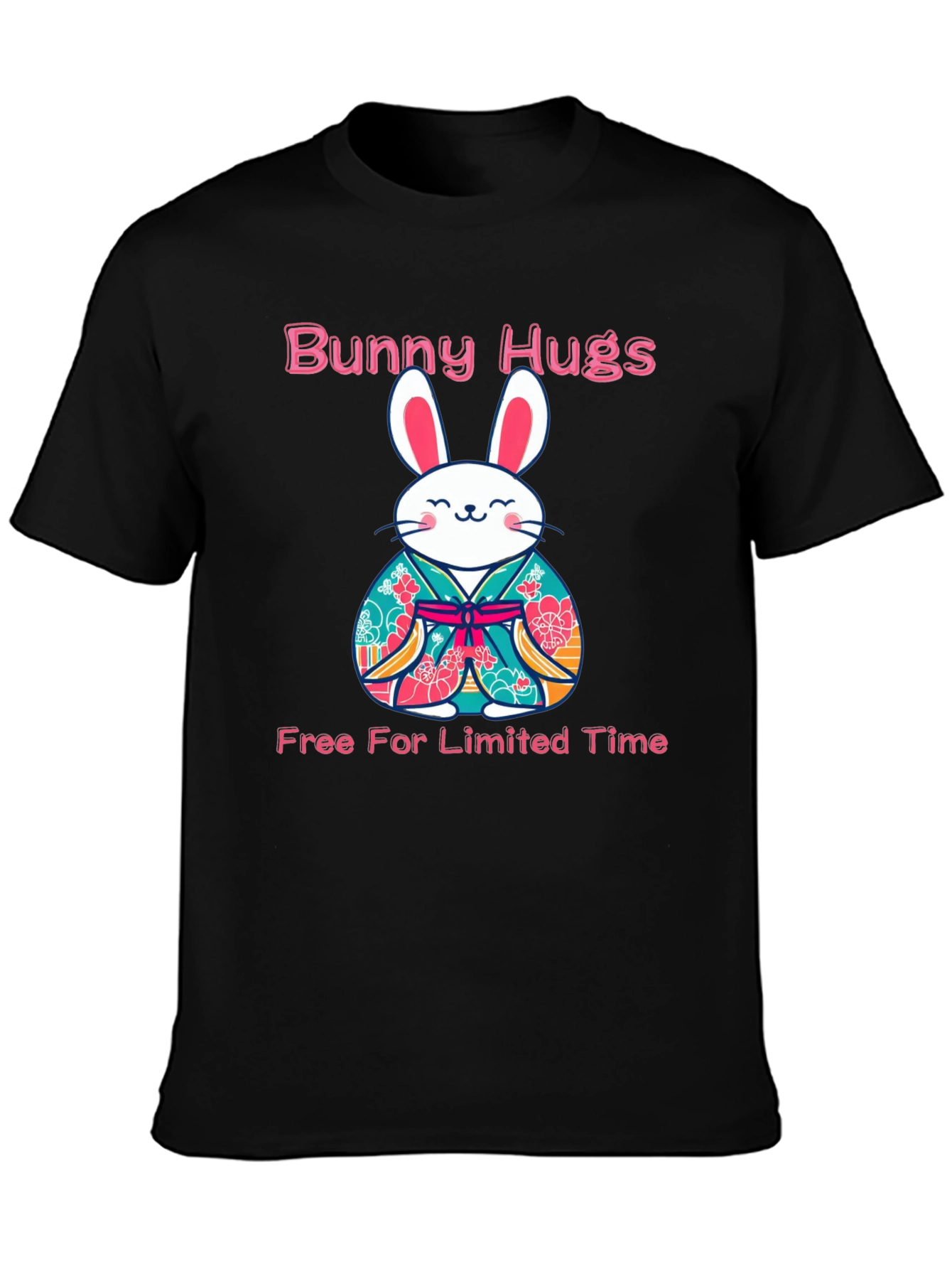 Bunny Hugs Graphic T-Shirt - Limited Time Offer