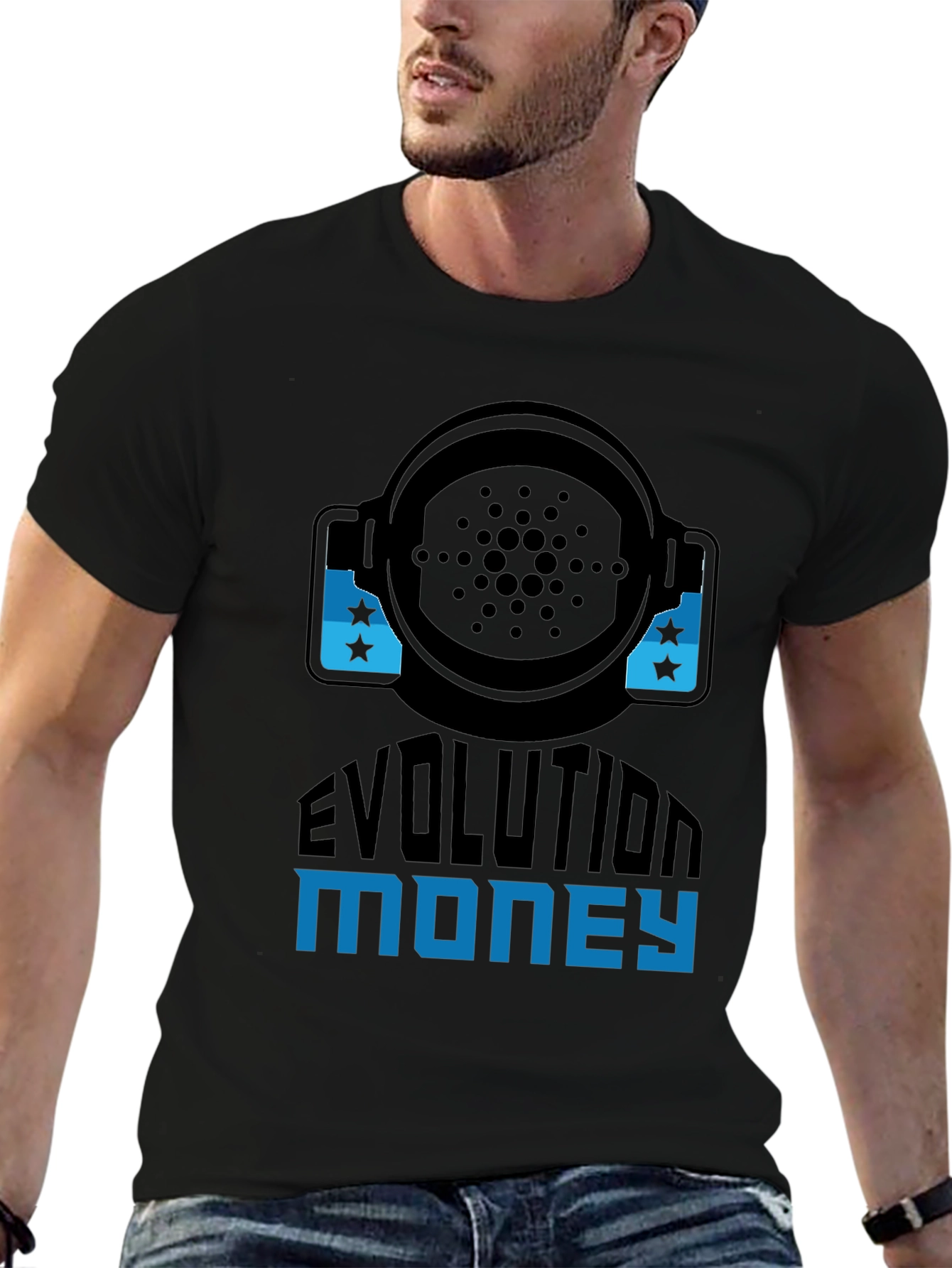 Evolution Money Graphic Tee - Crypto Inspired Apparel
