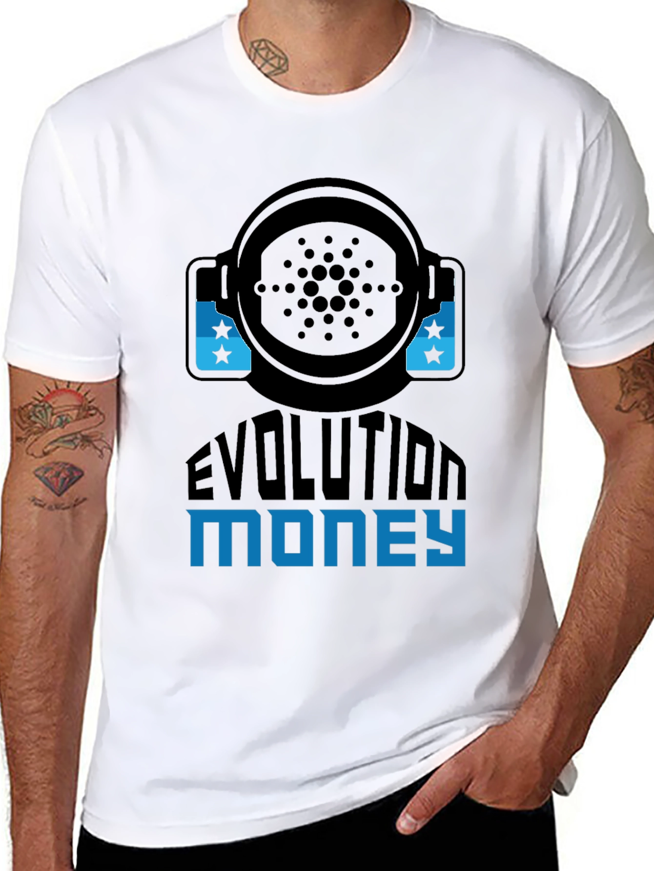 Evolution Money Graphic Tee - Crypto Inspired Apparel