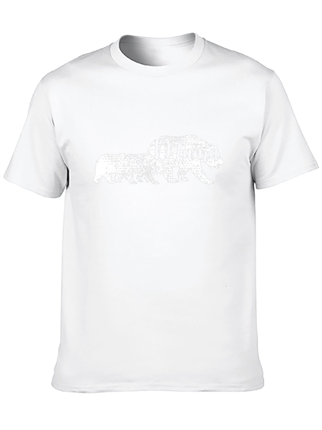 Mama Bear Graphic Tee - Black Cotton Comfort