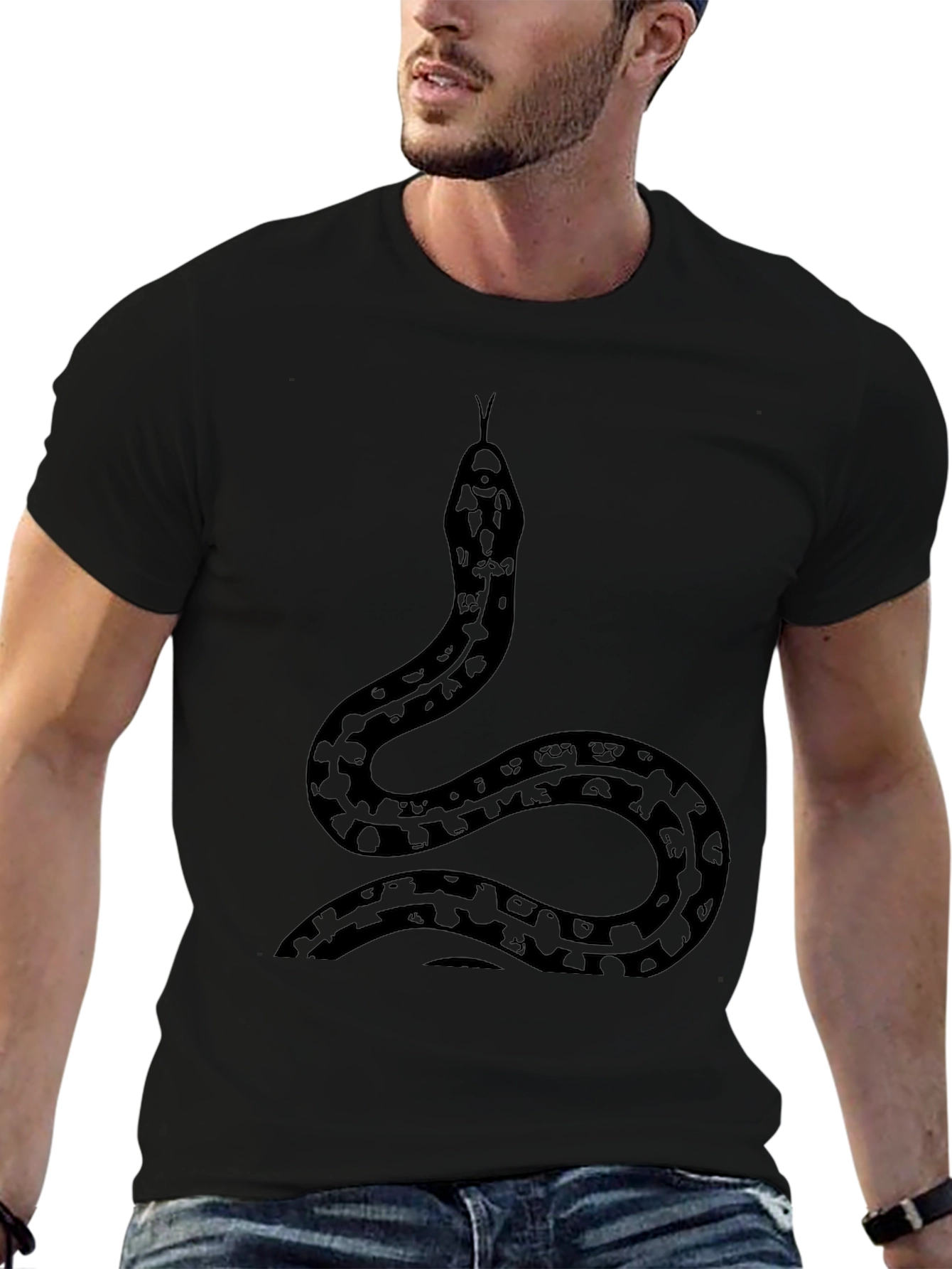 Black Snake Graphic Tee
