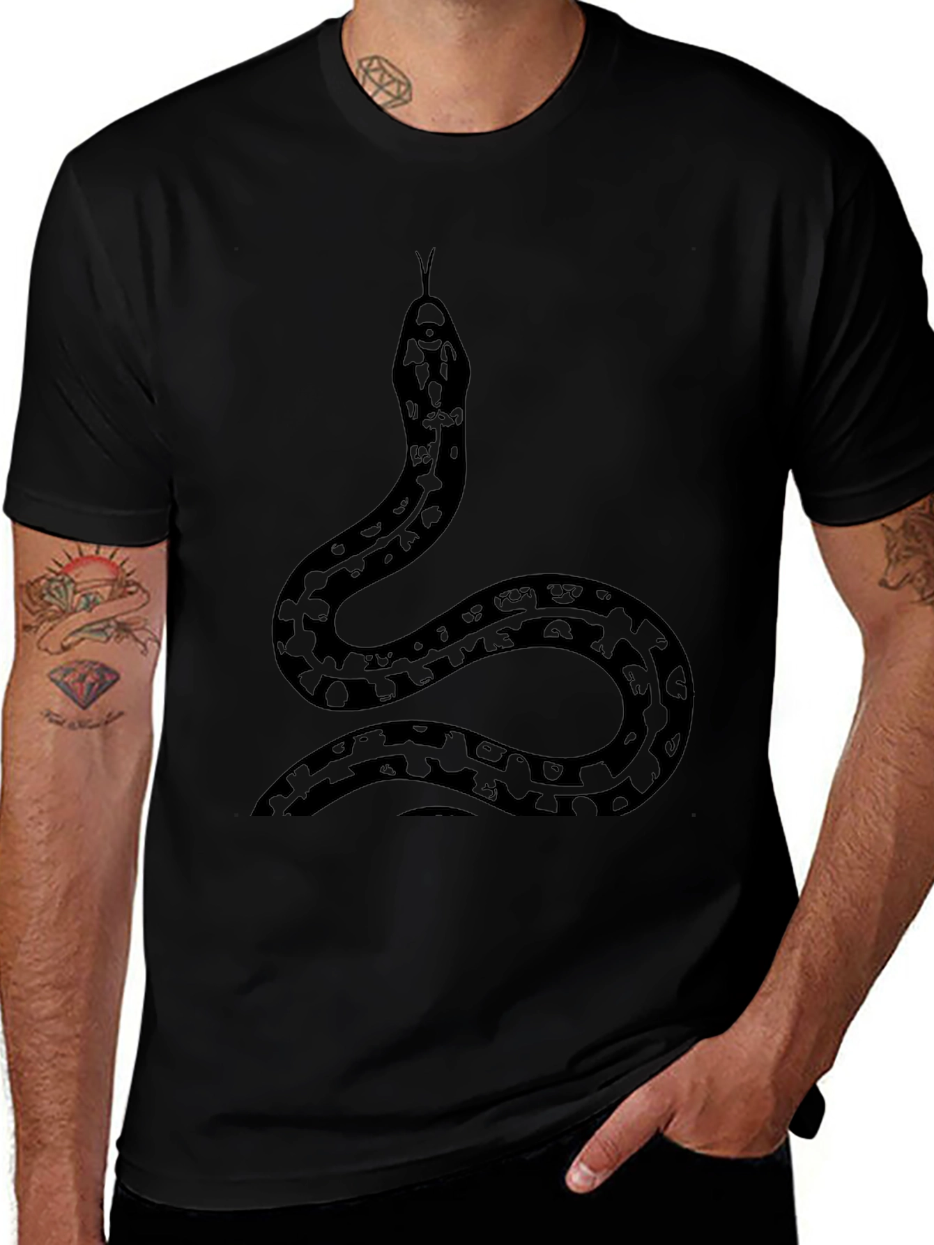 Black Snake Graphic Tee