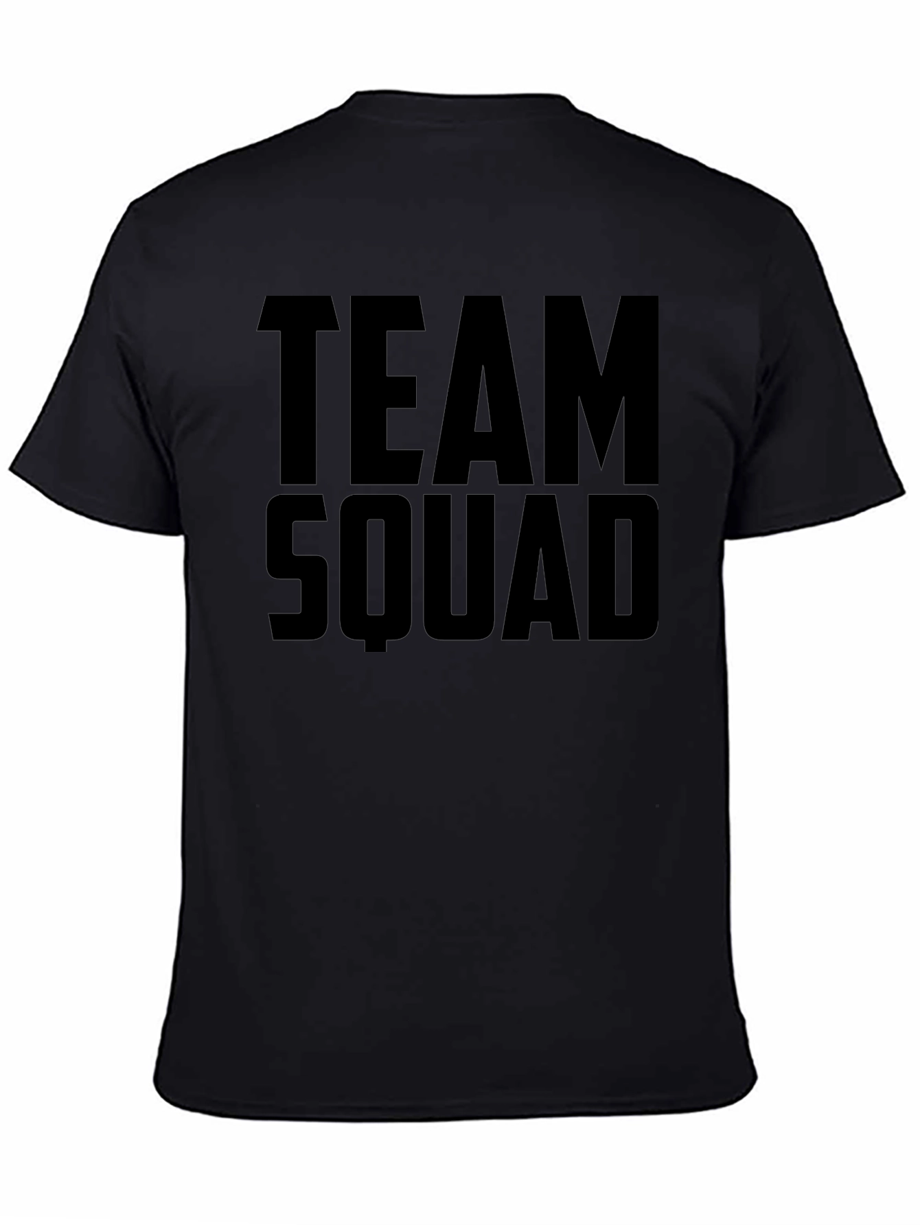 Team Squad Black Graphic T-Shirt