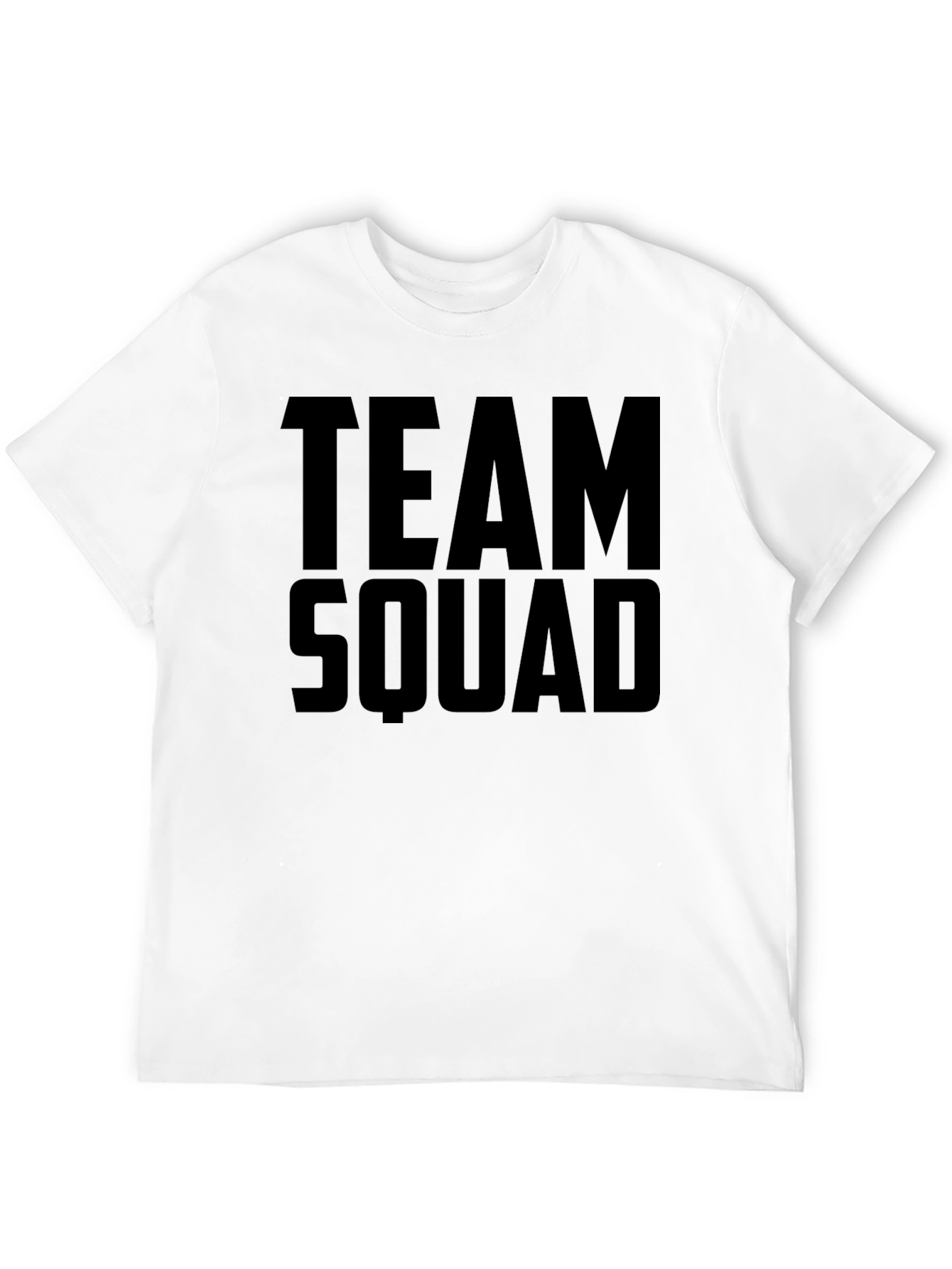 Team Squad Black Graphic T-Shirt