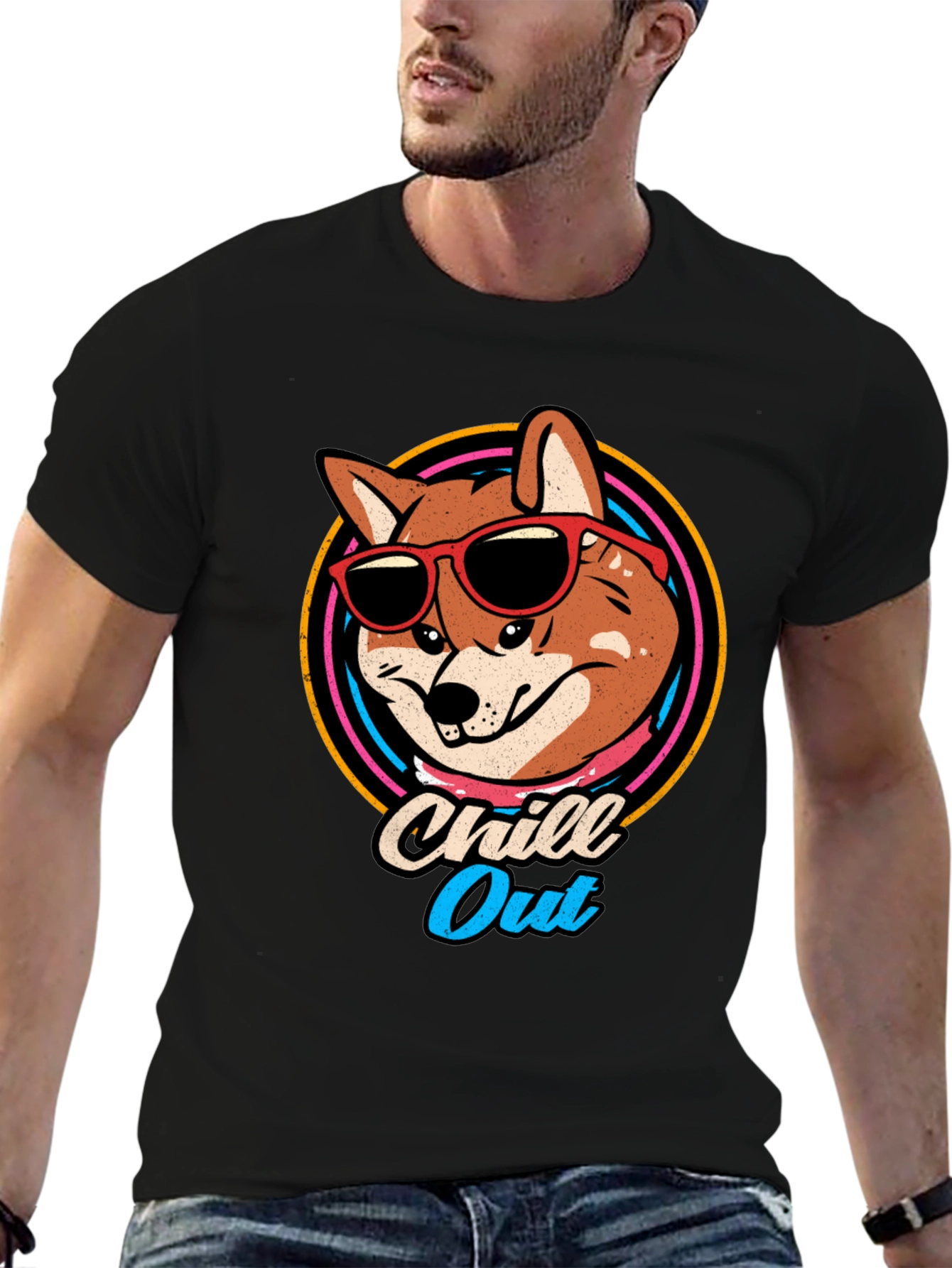 Chill Out Doge T-Shirt - Summer Vibes