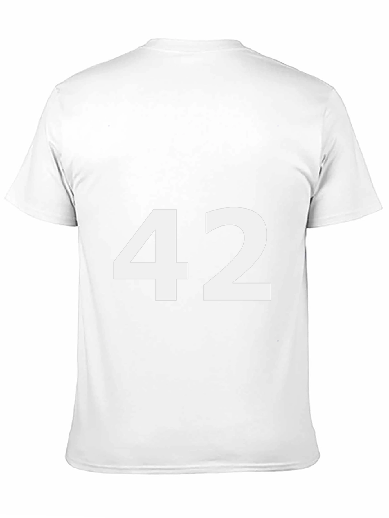 Number 42 Graphic Tee - Black Cotton Comfort