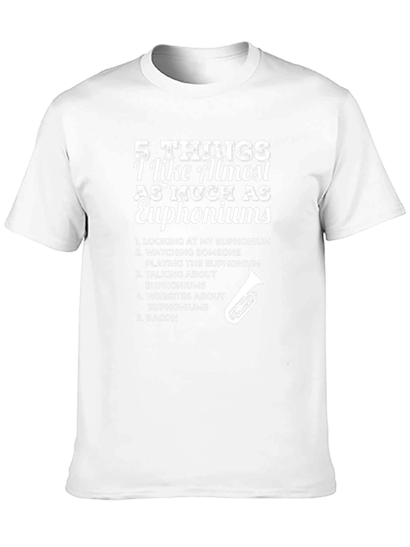 Euphonium Lover T-Shirt - 5 Things I Like
