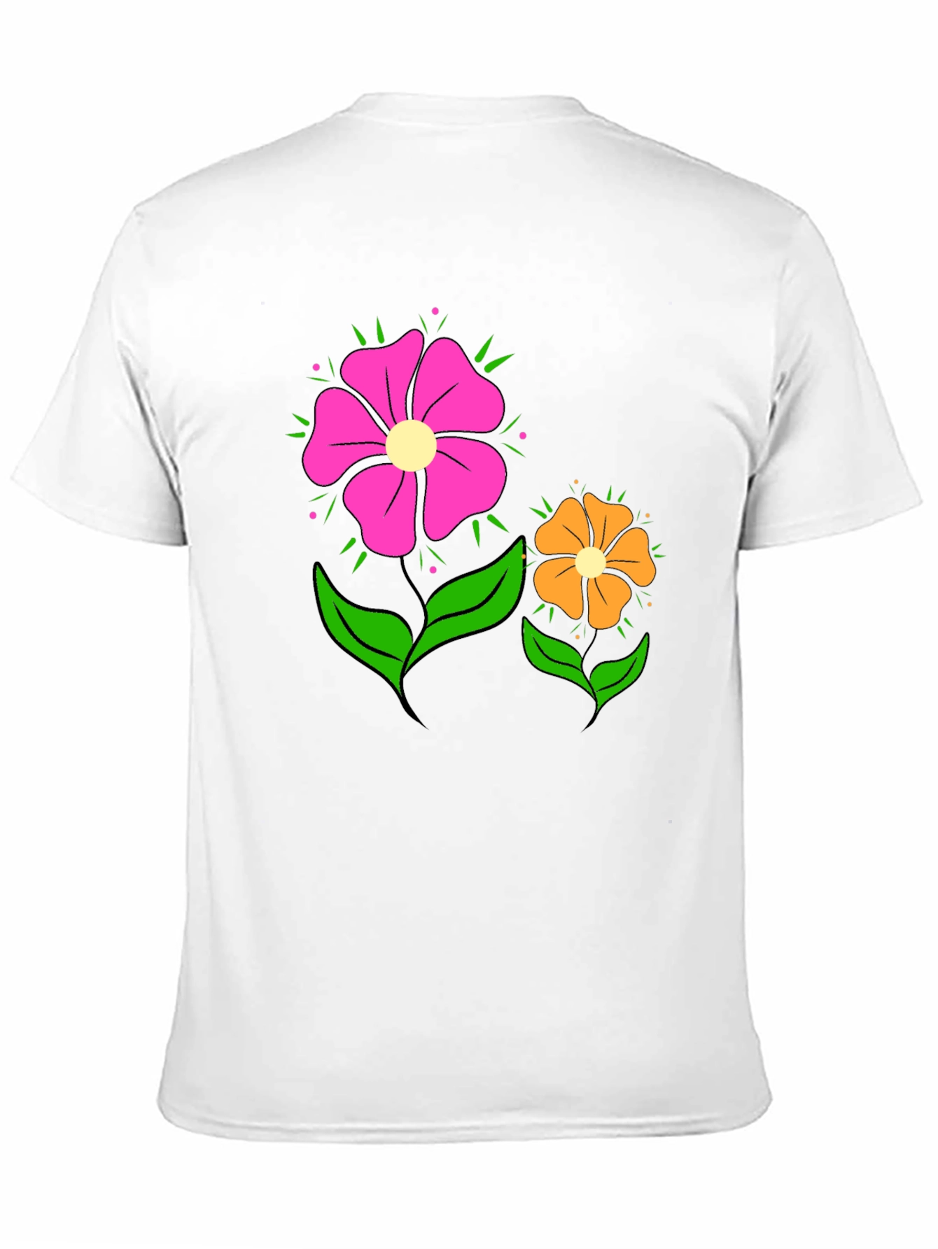 Floral Graphic T-Shirt - Funky Flower Power Tee