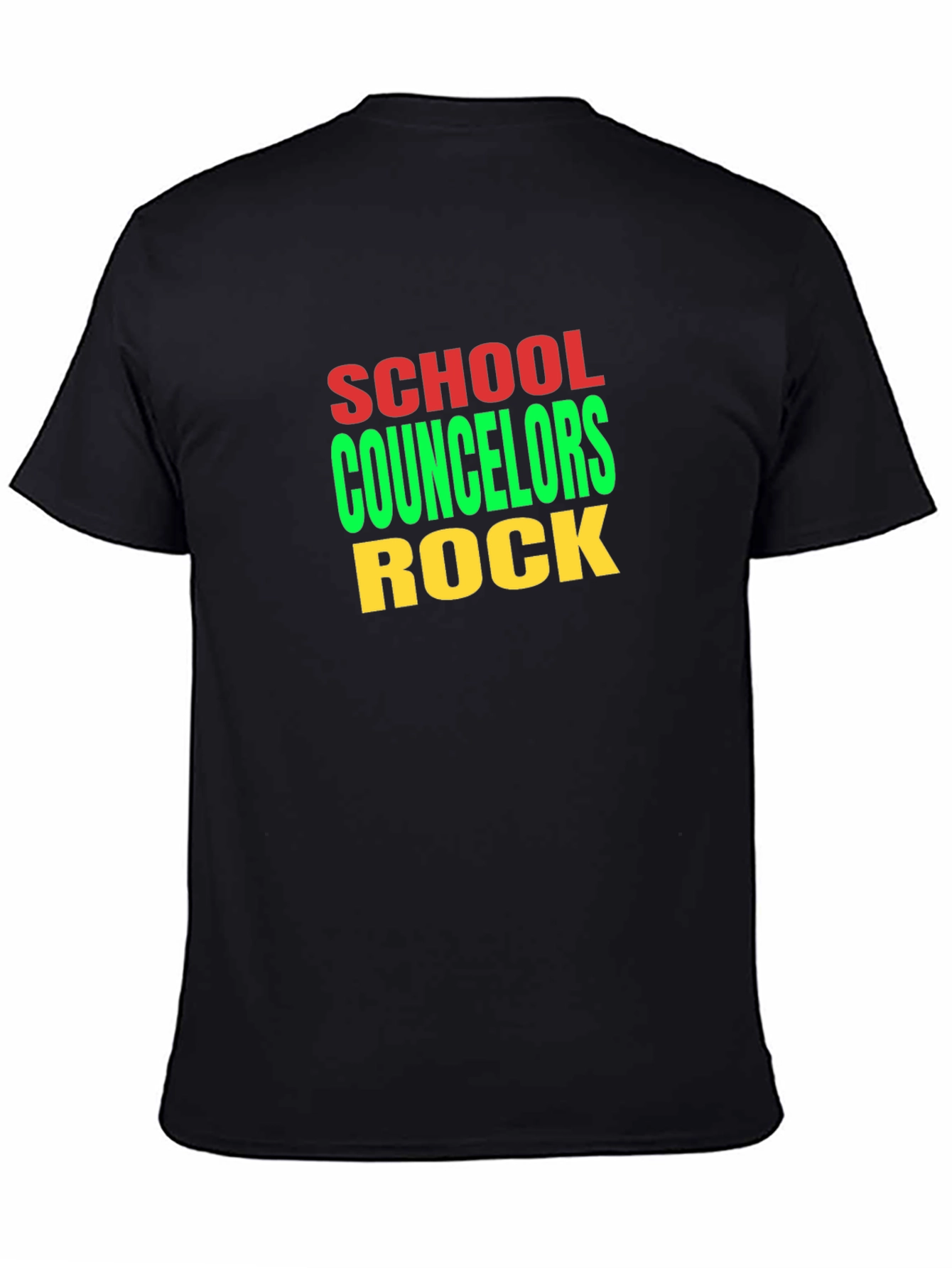 School Counselors Rock Graphic T-Shirt